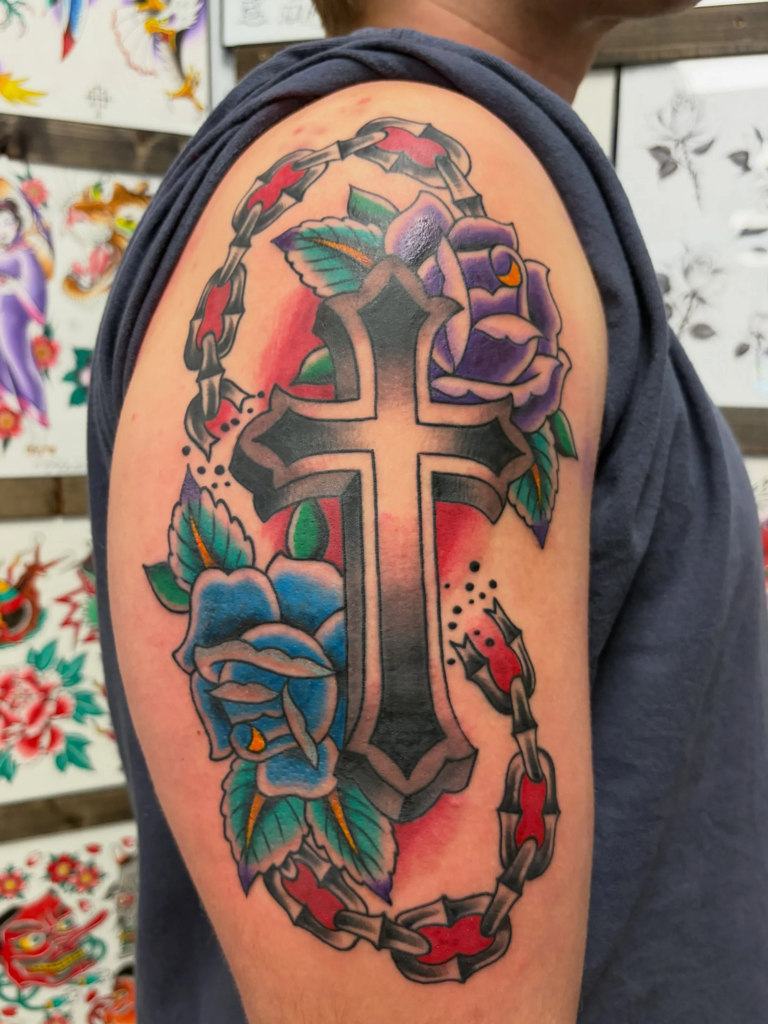 ✝️loud , proud and bold🙌🏻
.
.
.
.
#hearttattoo605 #flashtattoo #americantraditionaltattoo #tattooflash #tattooidea
