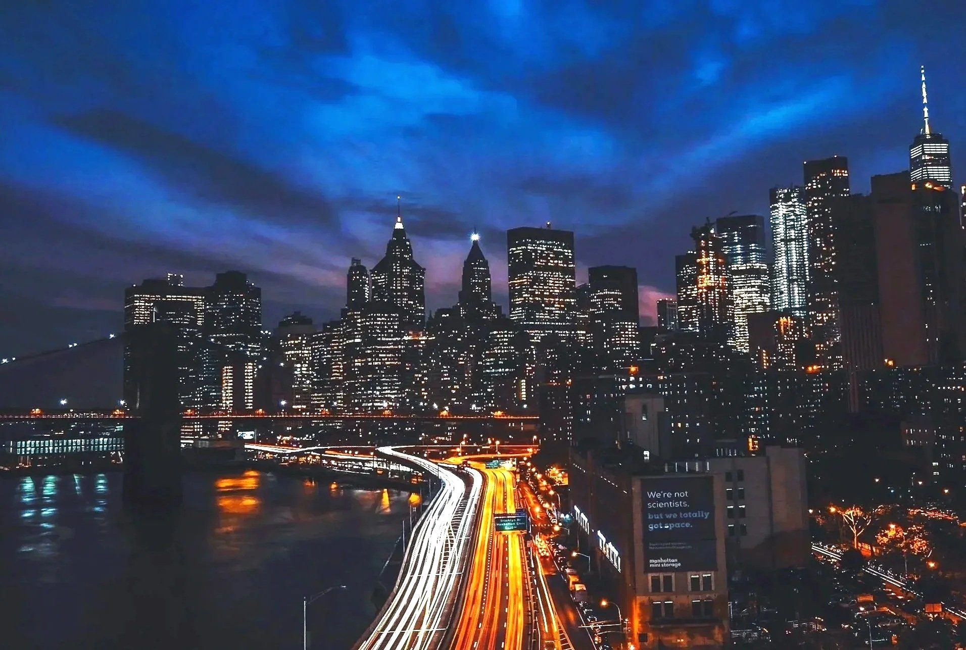 City skyline at night, symbolizing media and technology industry reach for Chris Myers Consulting