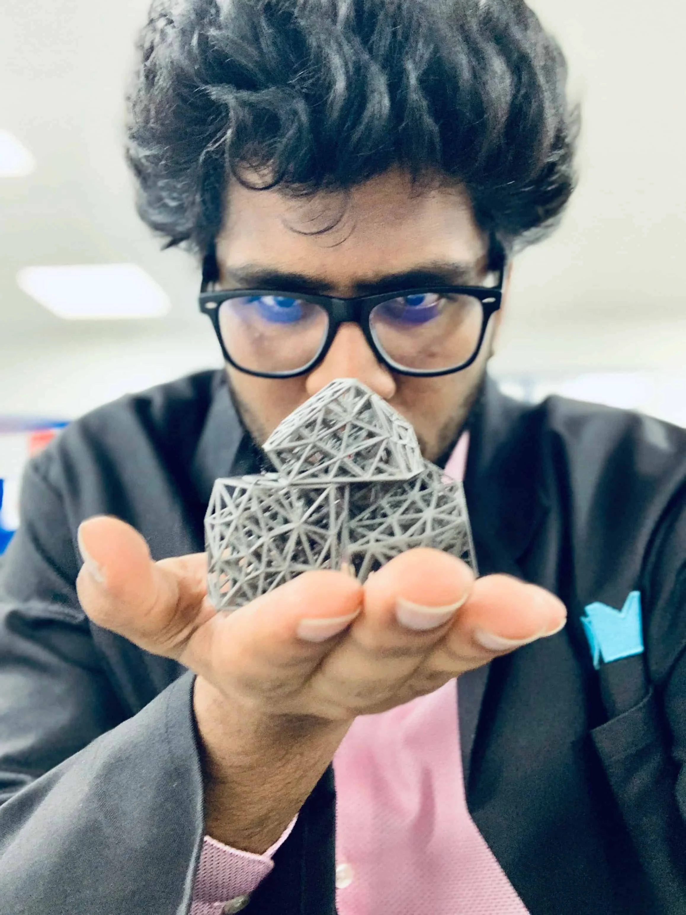 Affnafee designing biomedical implants.