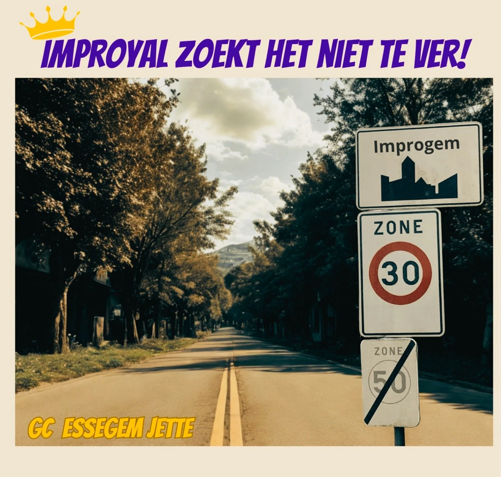 ImpRoyal zoekt het niet te ver. Foto bebouwde kom.