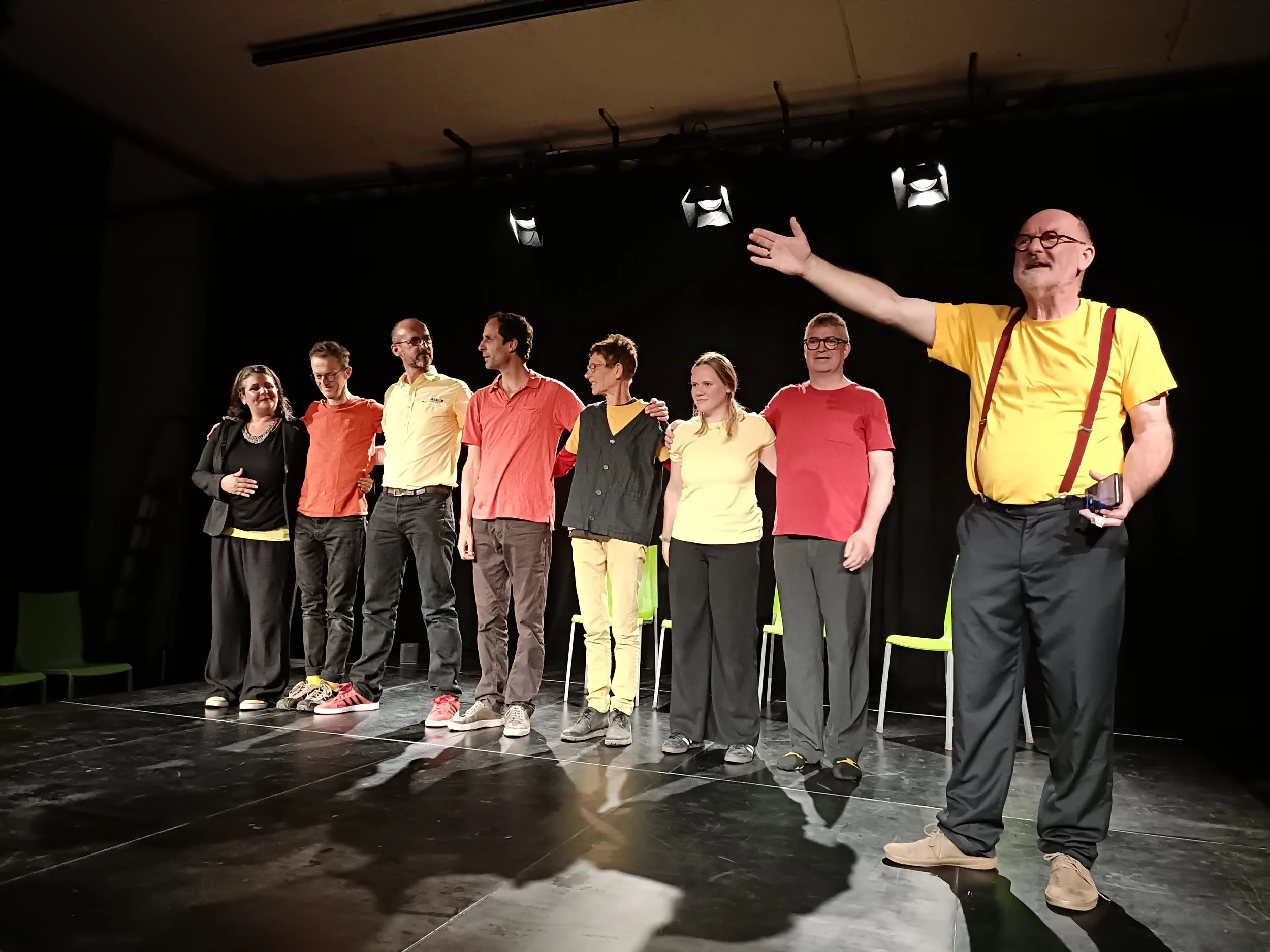 In de zetel bij improyal voorstelling mei 2025