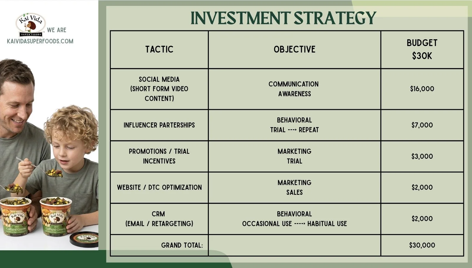 Budget Allocation Plan