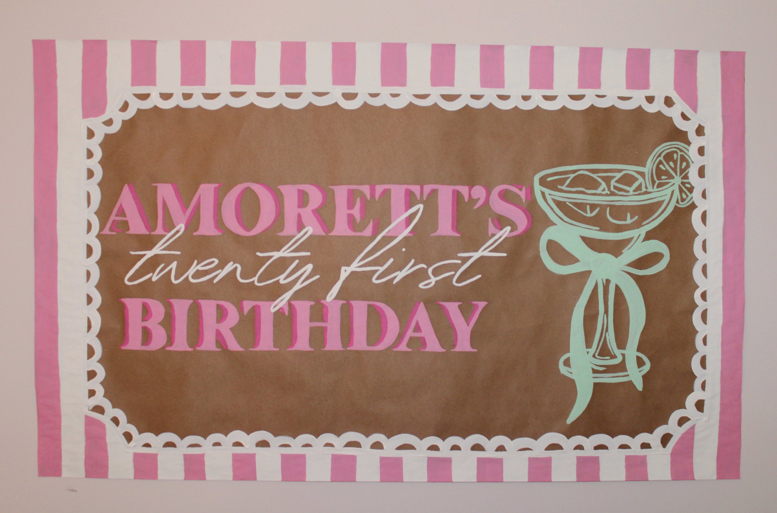 21st Birthday Banner