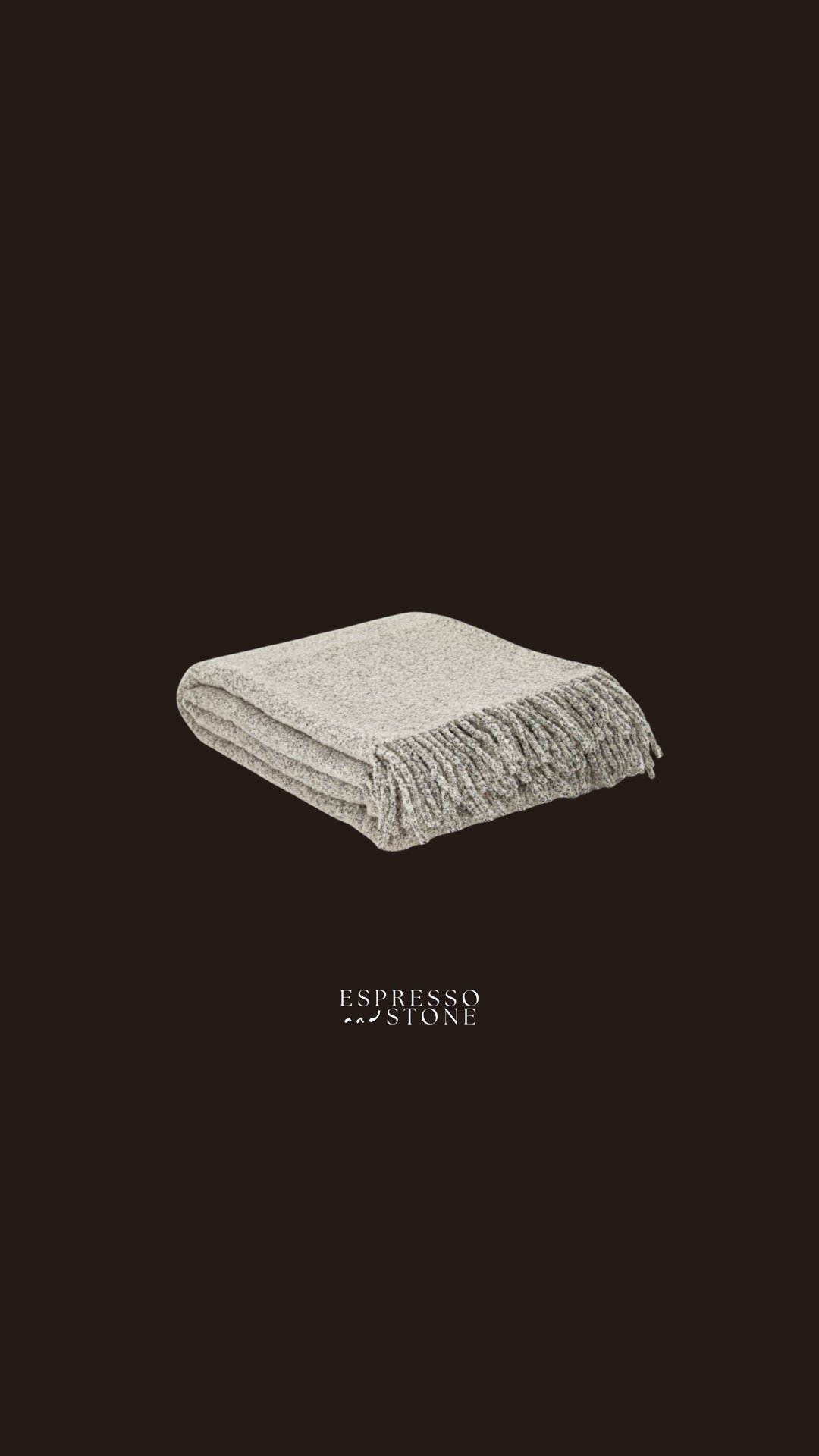 Oyster Wool Blanket.