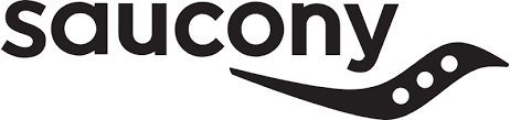 Saucony logo with stylized shoe design