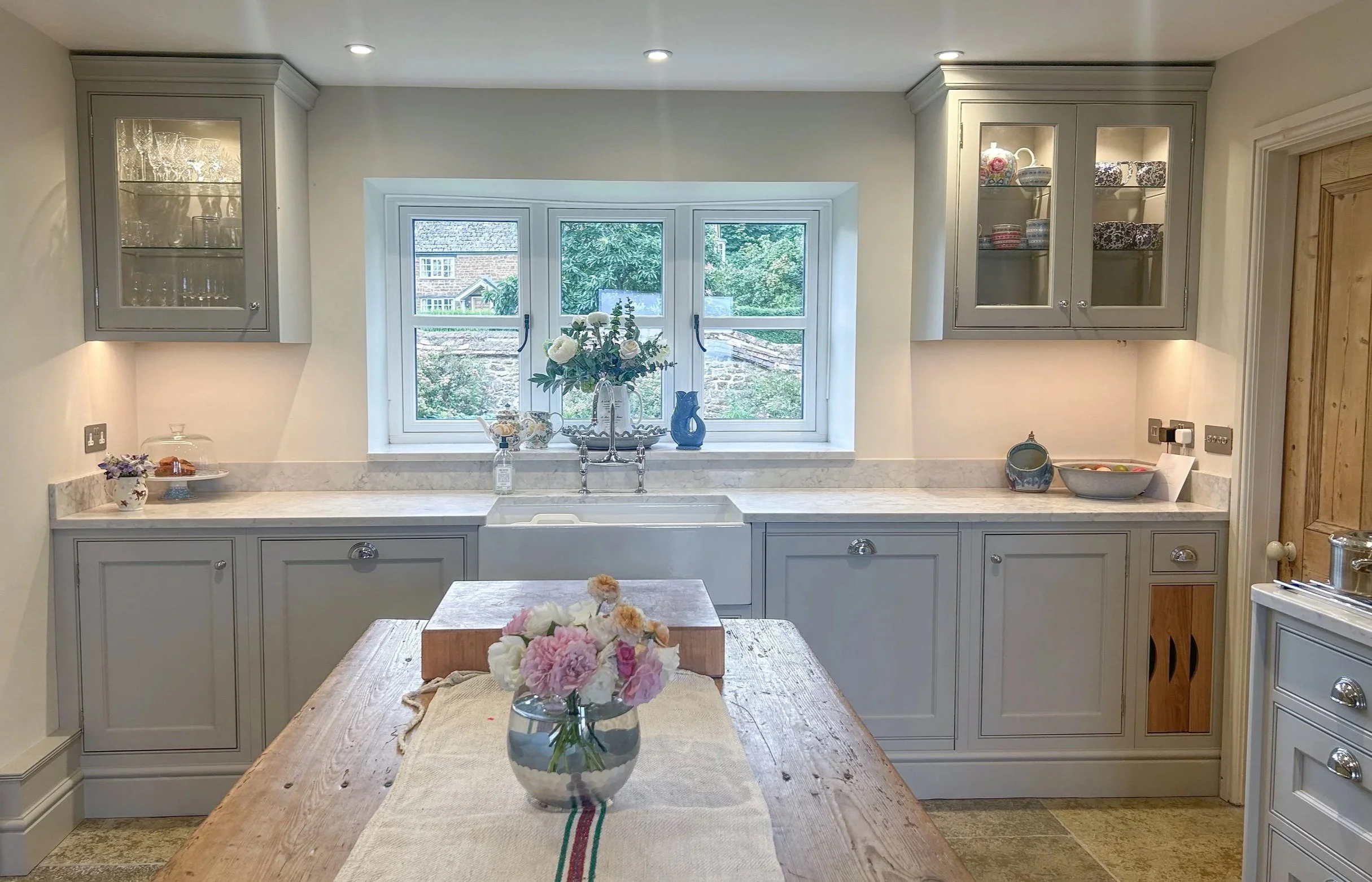 A bespoke handcrafted kitchen.