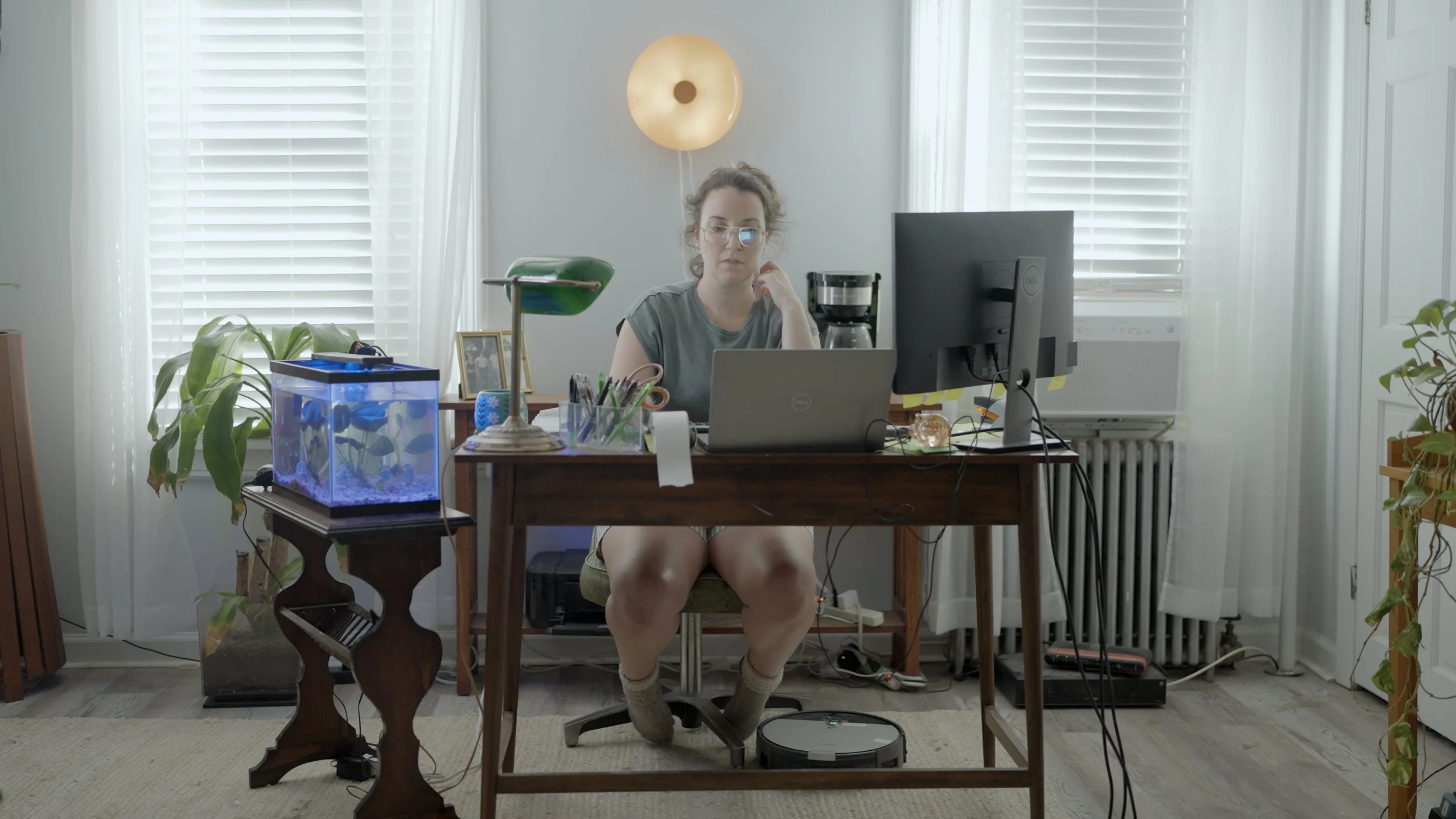 Still Image from The Auditor and the Apocalypse-Starring Maria Reed