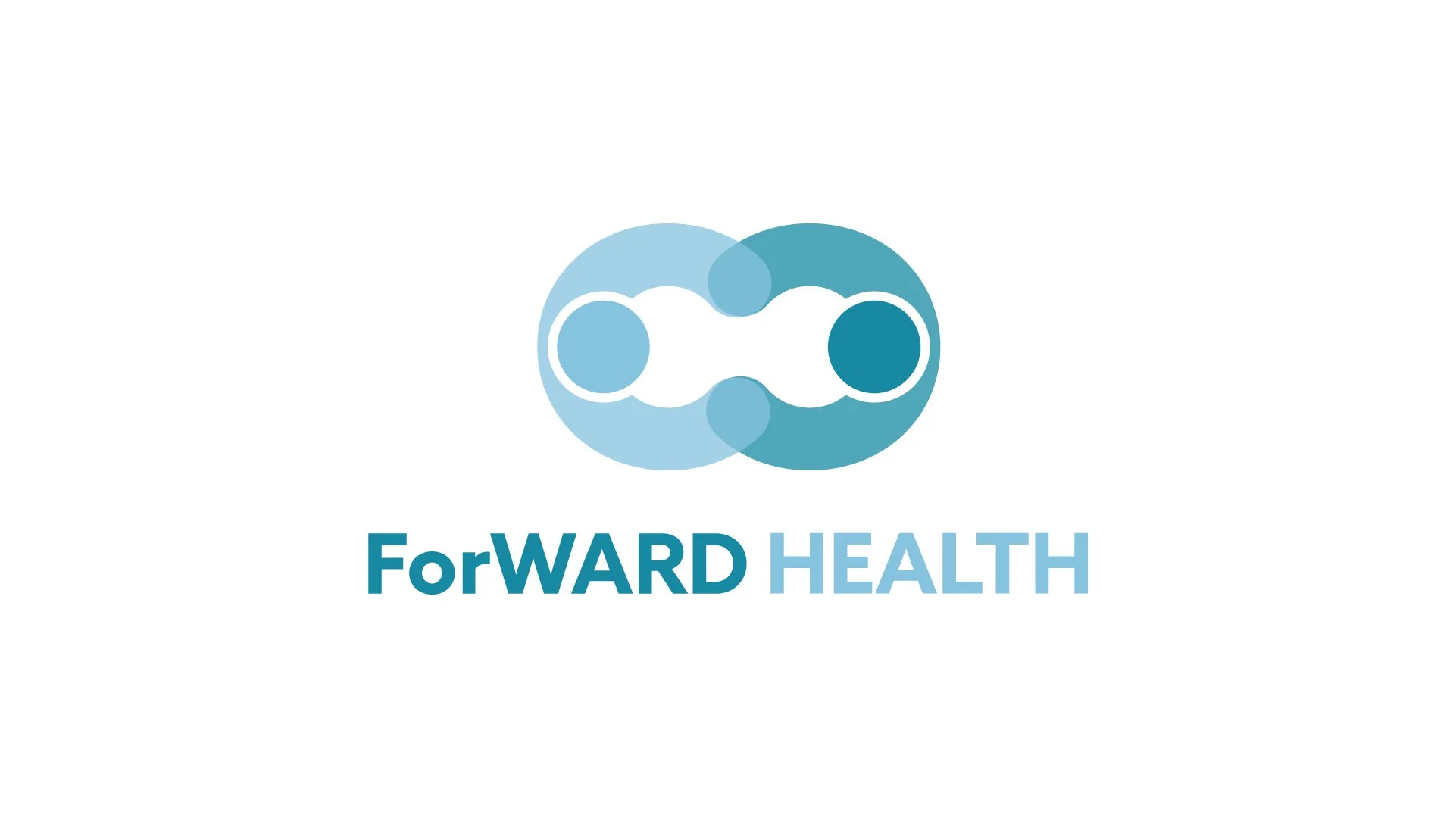 Logo with two overlapping circles and the text 'ForWARD HEALTH' in blue.