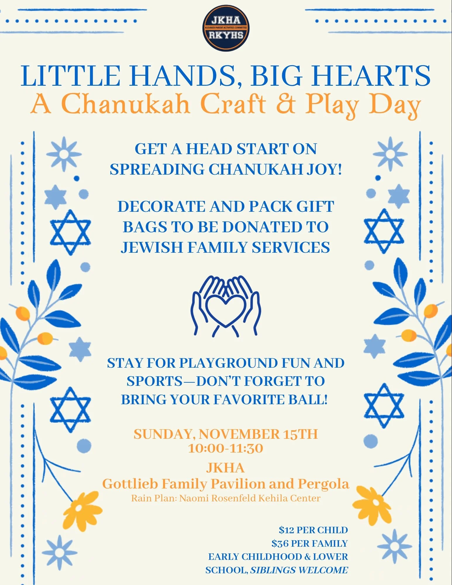 A Chanukah Craft & Play Day