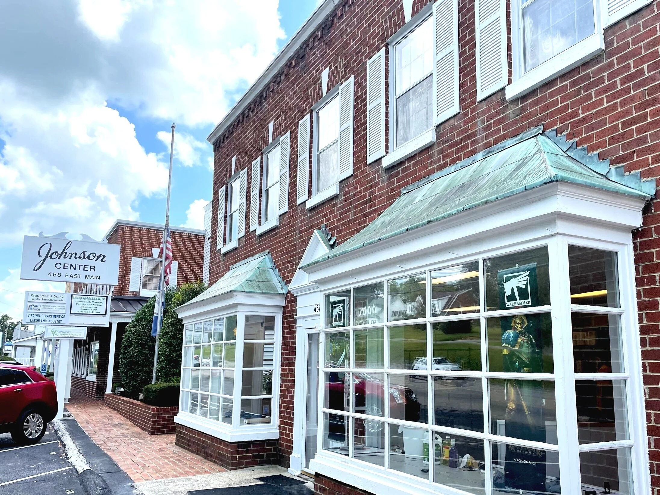 Located on Main St. in the Johnson Center
