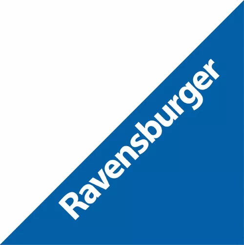 Blue and white logo featuring the word 'Ravensburger' diagonally across the image.