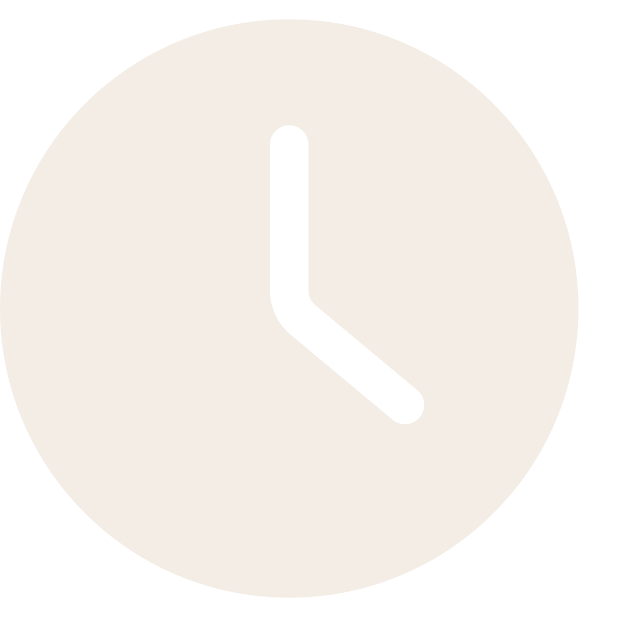 Clock showing the time as 3:00.