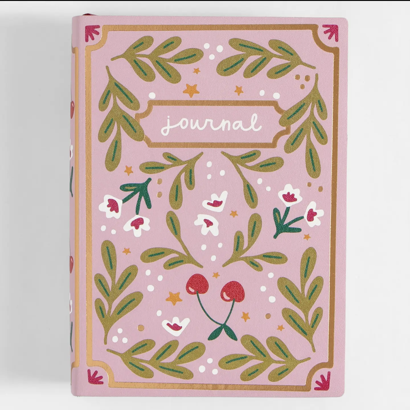 Cherries & Blooms 5x7 Journal