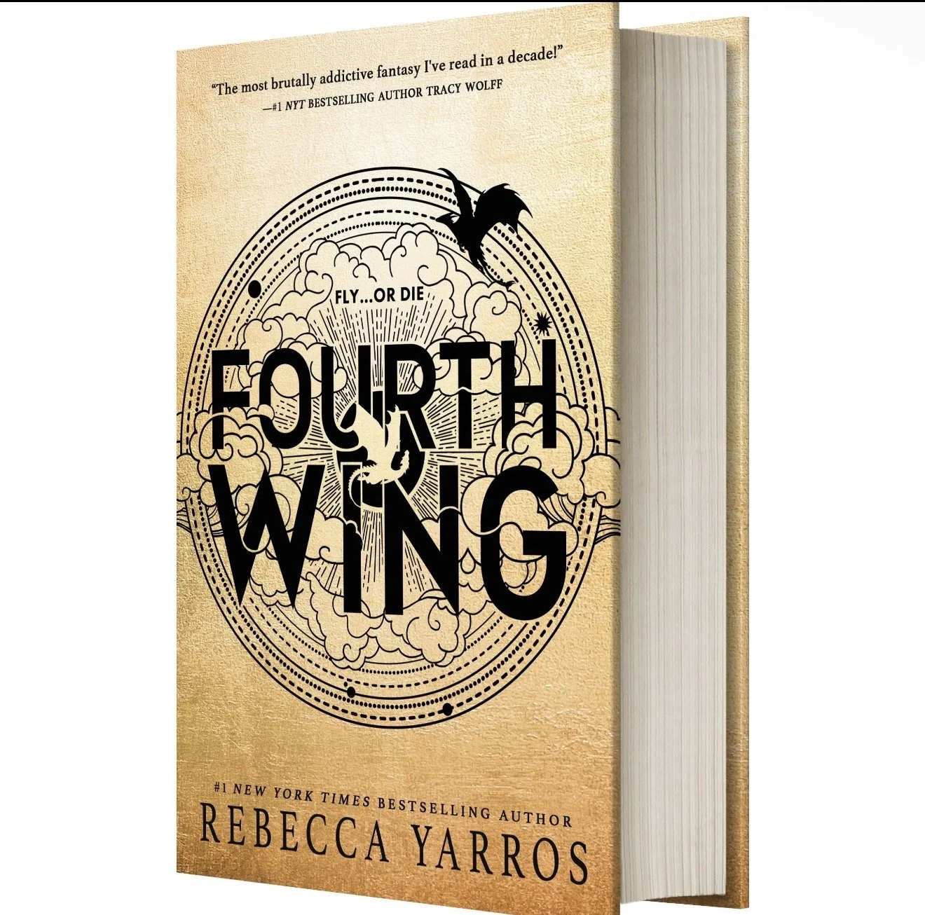 Fourth Wing by Rebecca Yarros (Hardcover)