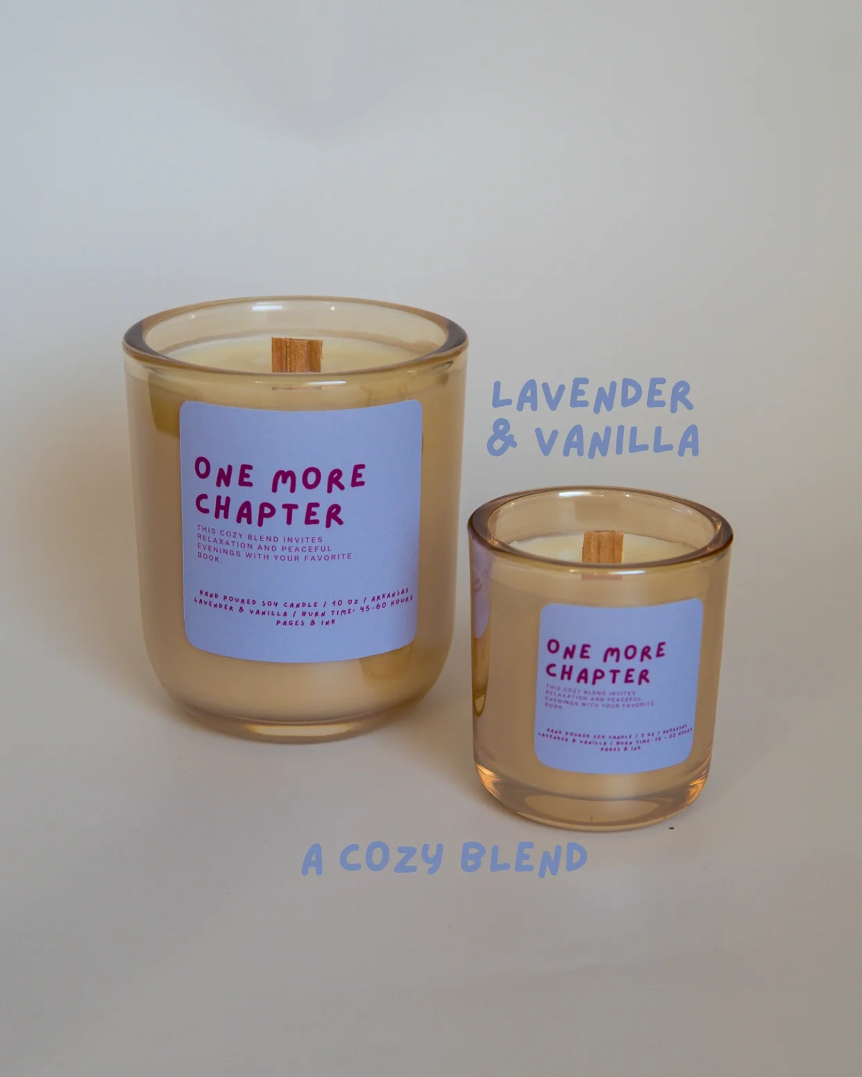One More Chapter 3 Oz Candle
