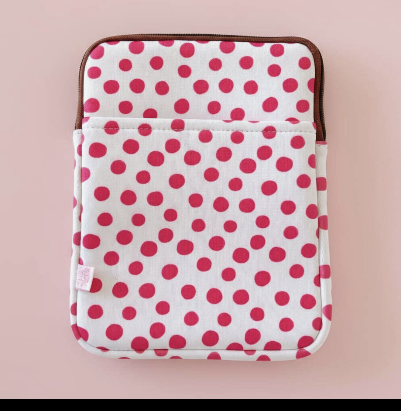 Kindle/E-Reader Sleeve - Pink Polka Dot