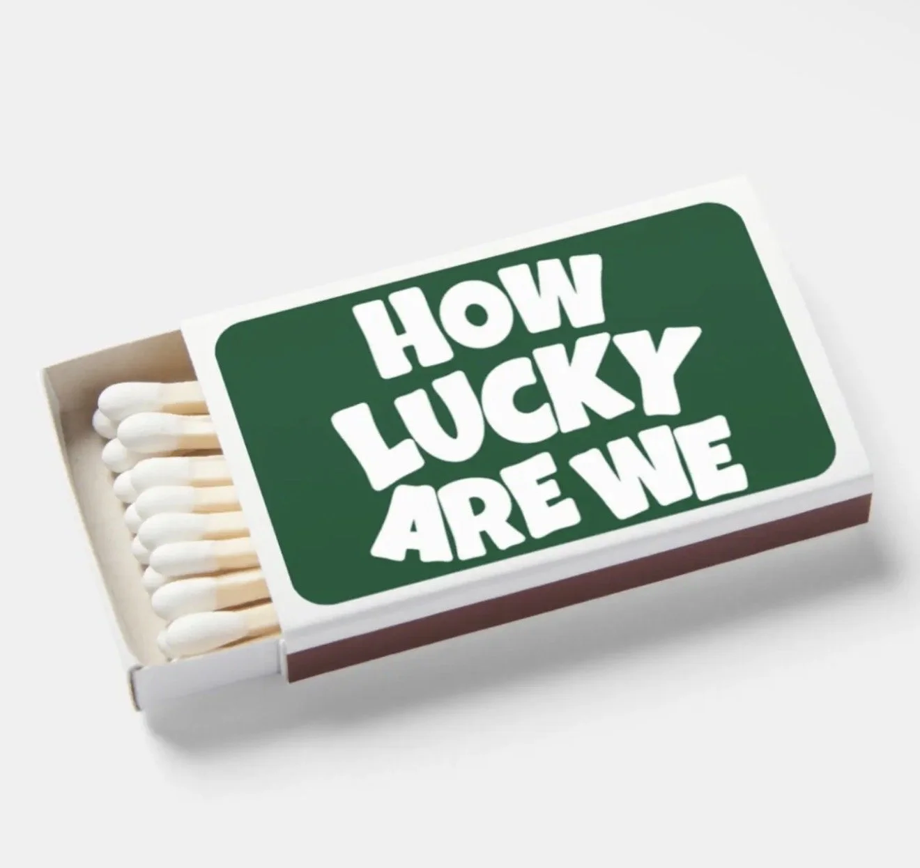 How Lucky Are We Match Box