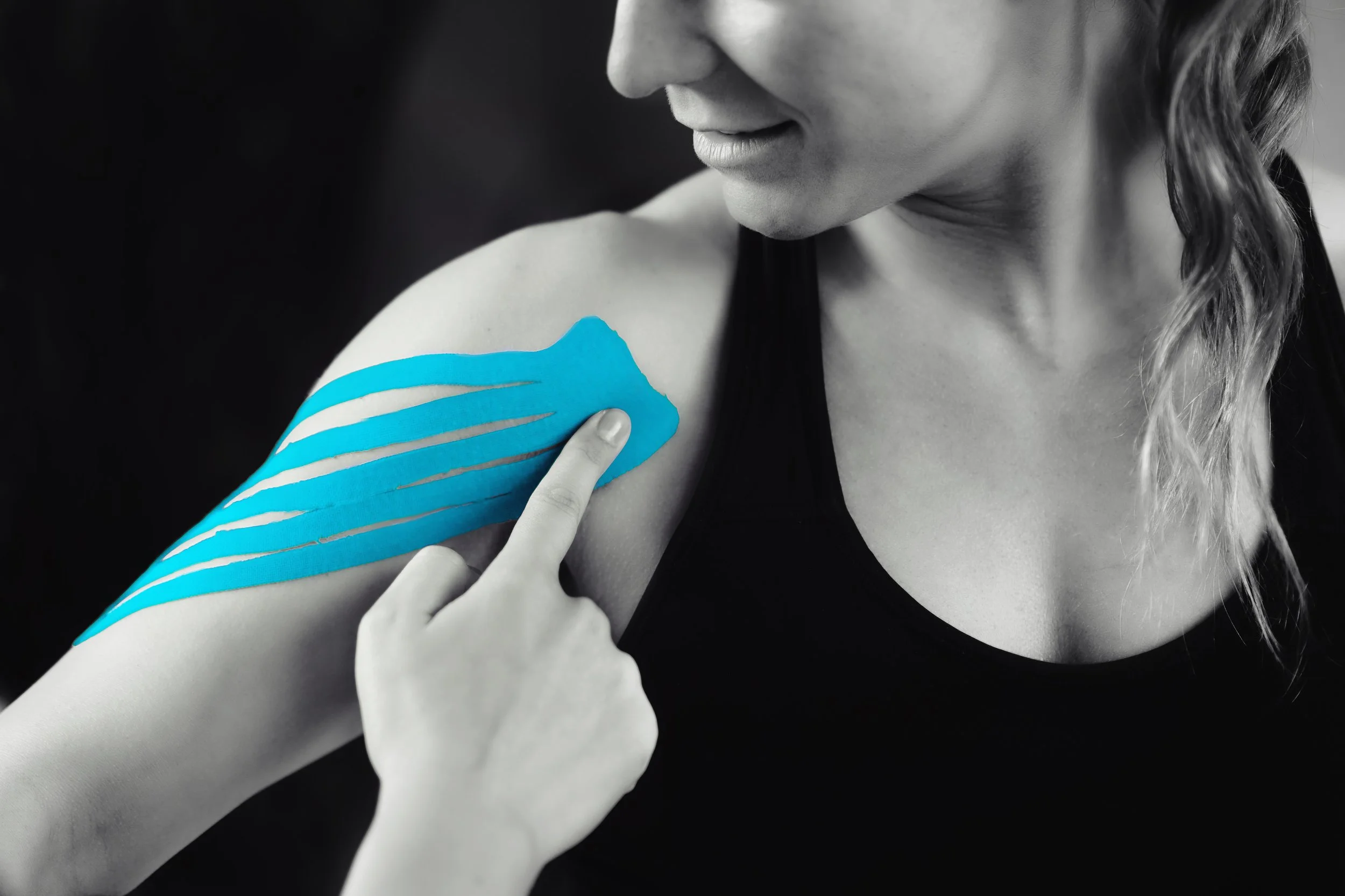 Kinesio-taping for lymphatic support