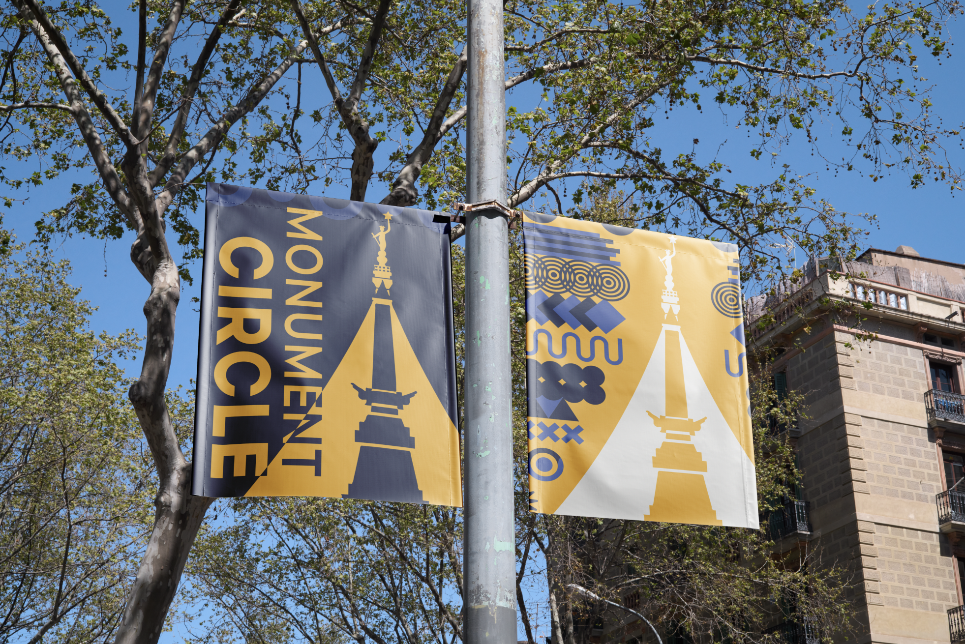 Monument Circle Banners