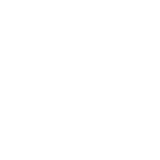 Black background with a white circle and downward arrow icon