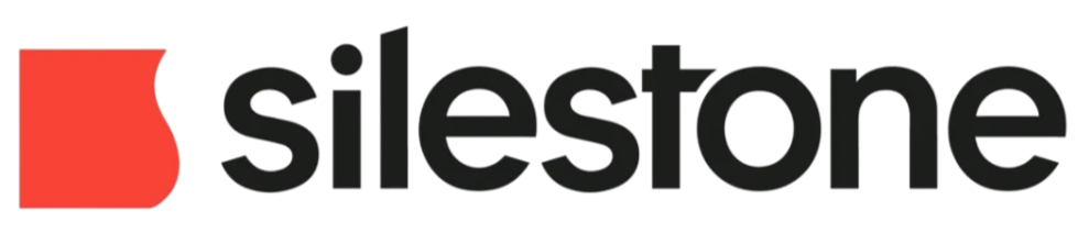 Silestone logo with a red and black design