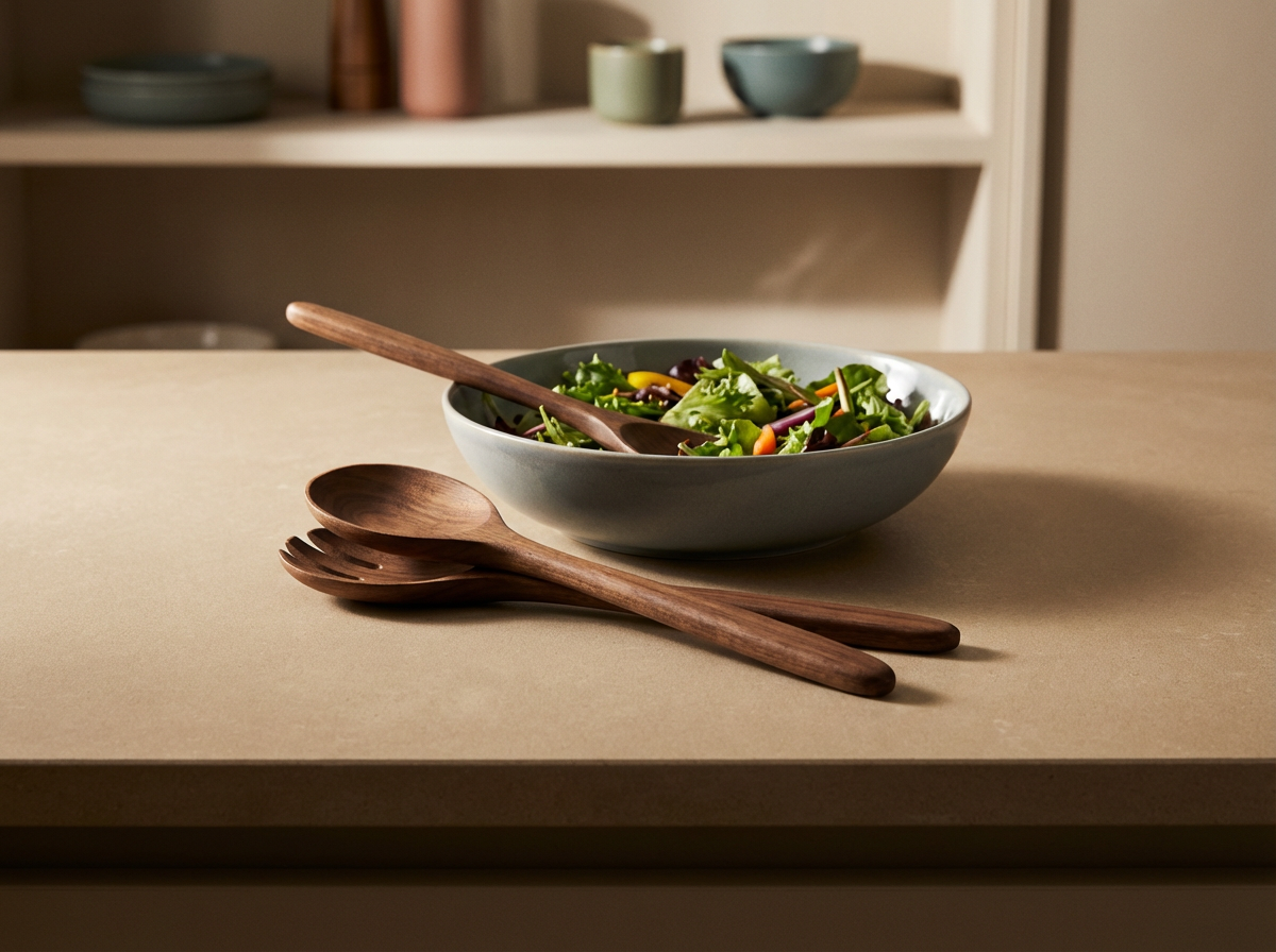 Wooden Salad Servers