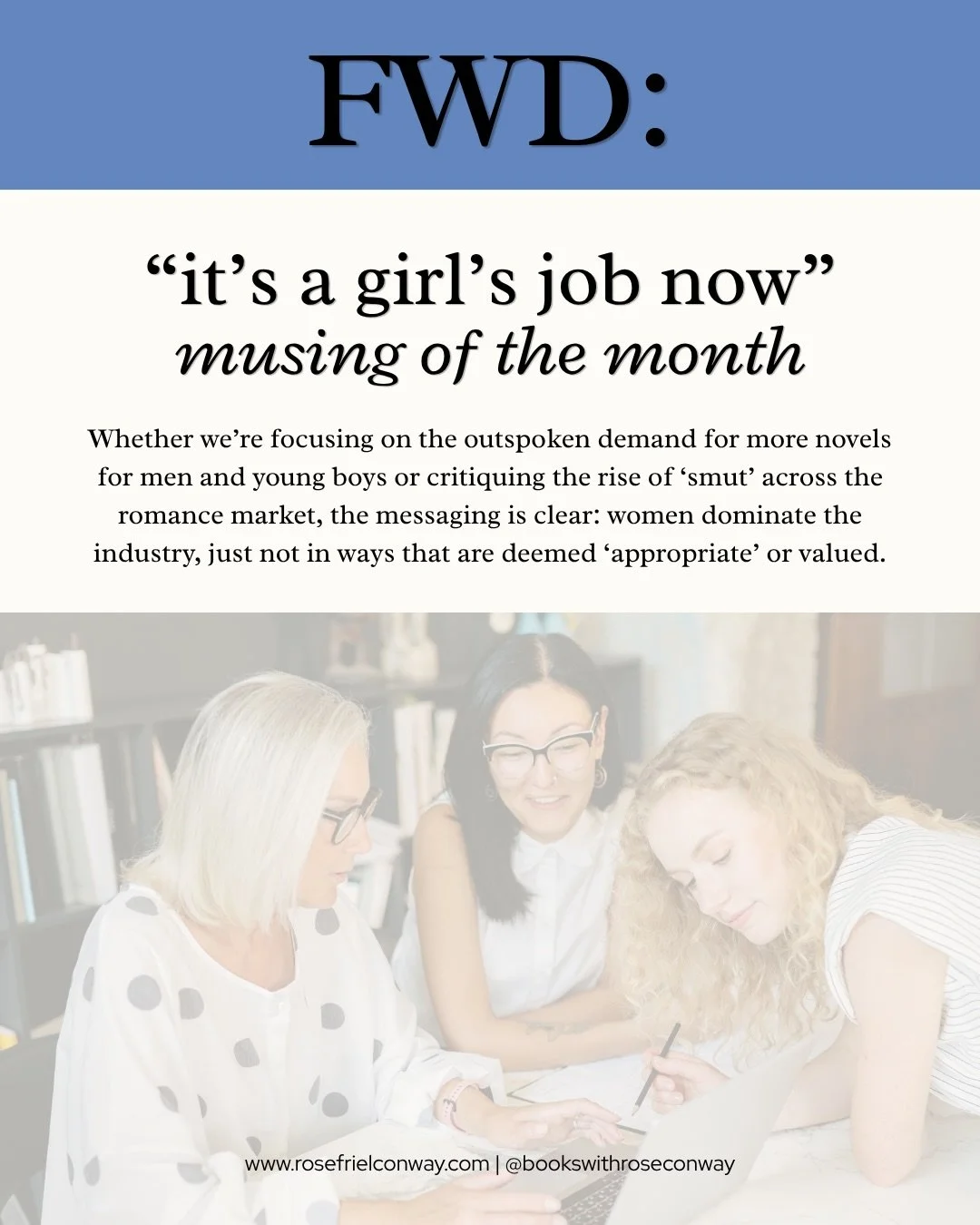 Welcome to a new era of industry commentary by yours truly&hellip;and I&rsquo;m starting off with some 🔥

I haven&rsquo;t been able to get the NYT Mag piece about jobs going overwhelmingly to women during the Trump Economy. Whether casual or intende