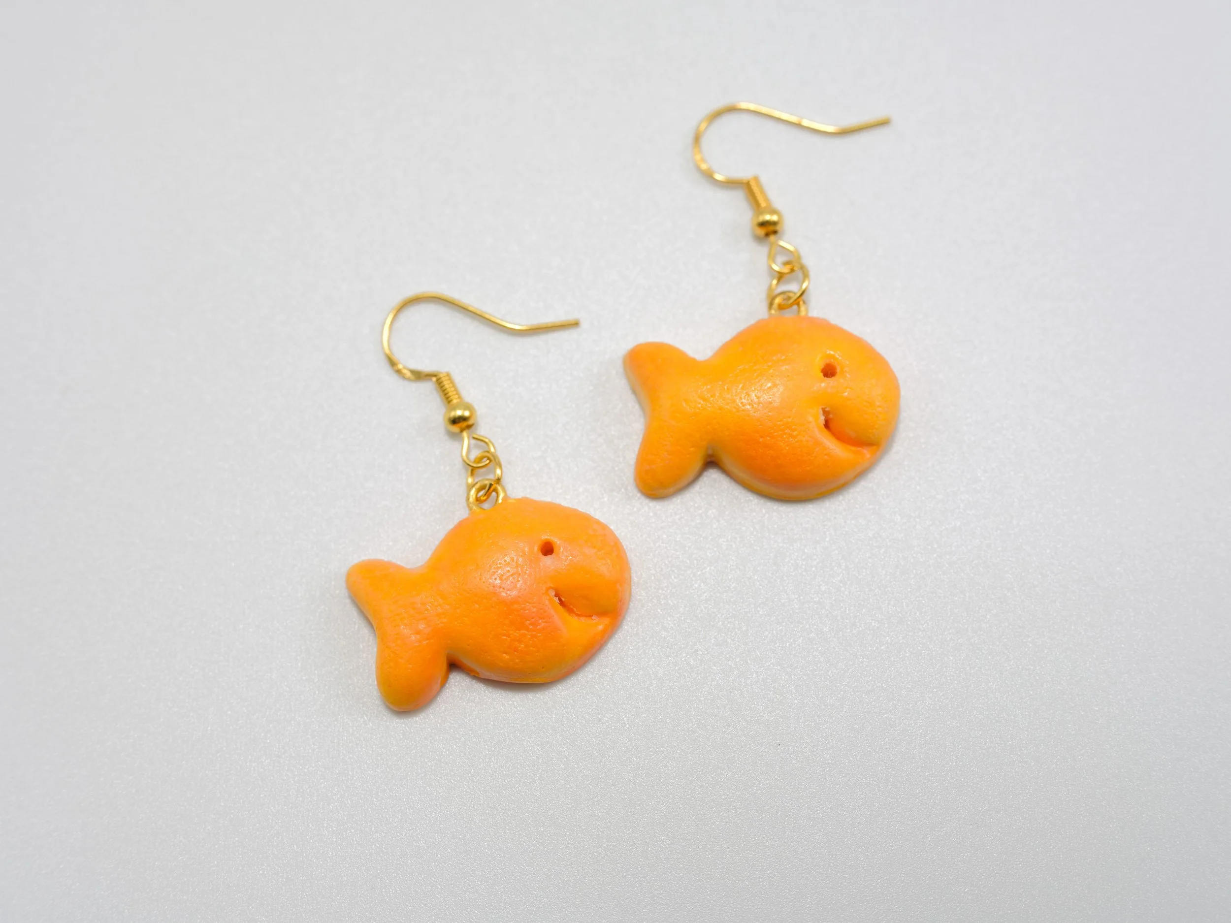 Cheddar Gold Fish Earrings