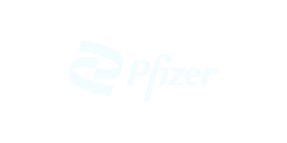 Pfizer logo on a black background