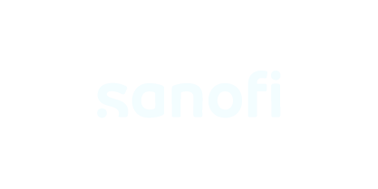 The Sanofi logo on a black background.