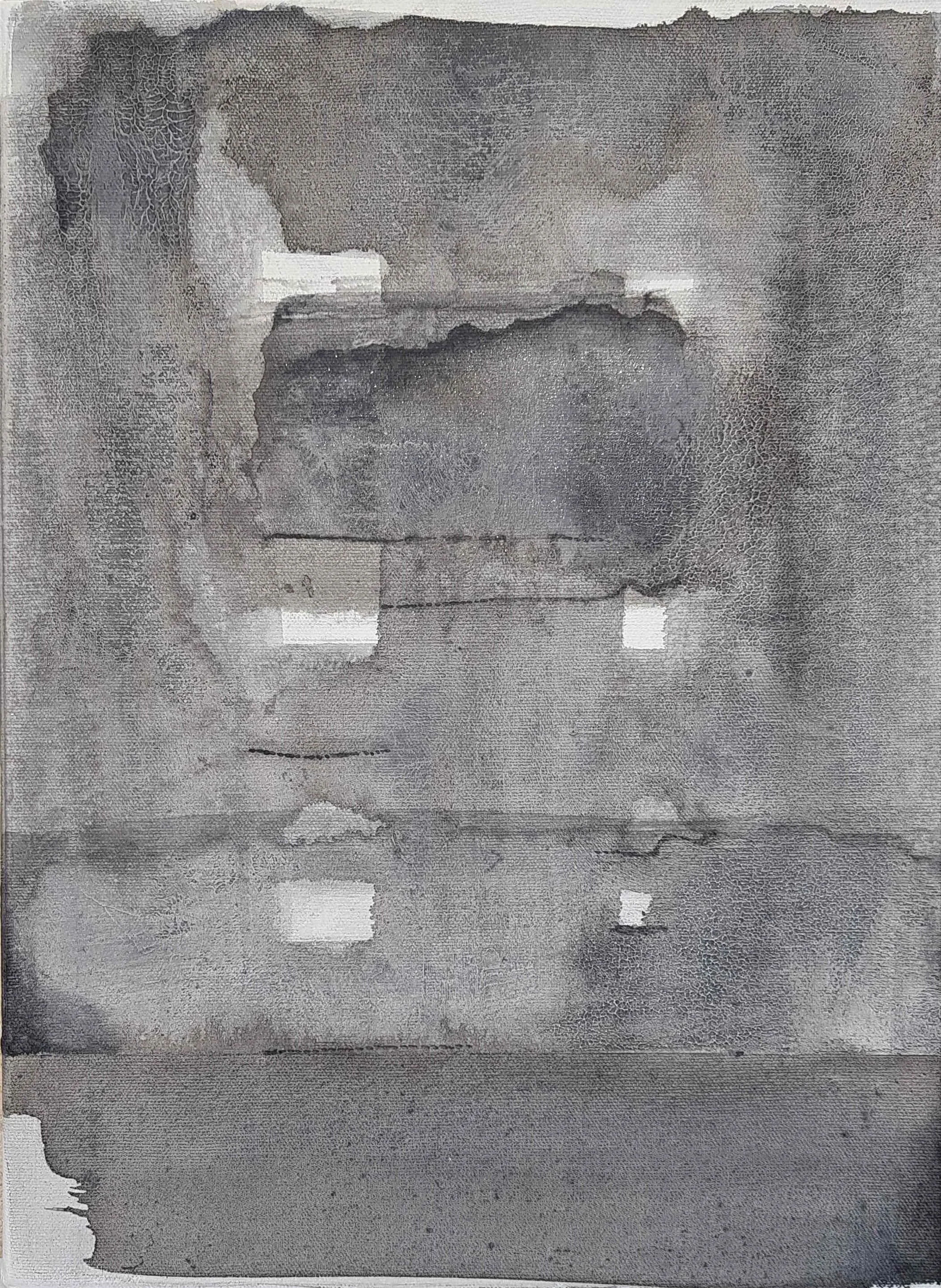 QUE ES DENSIDAD? Mixta sobre tela . Coleccion privada . Indianapolis. E.U.A.