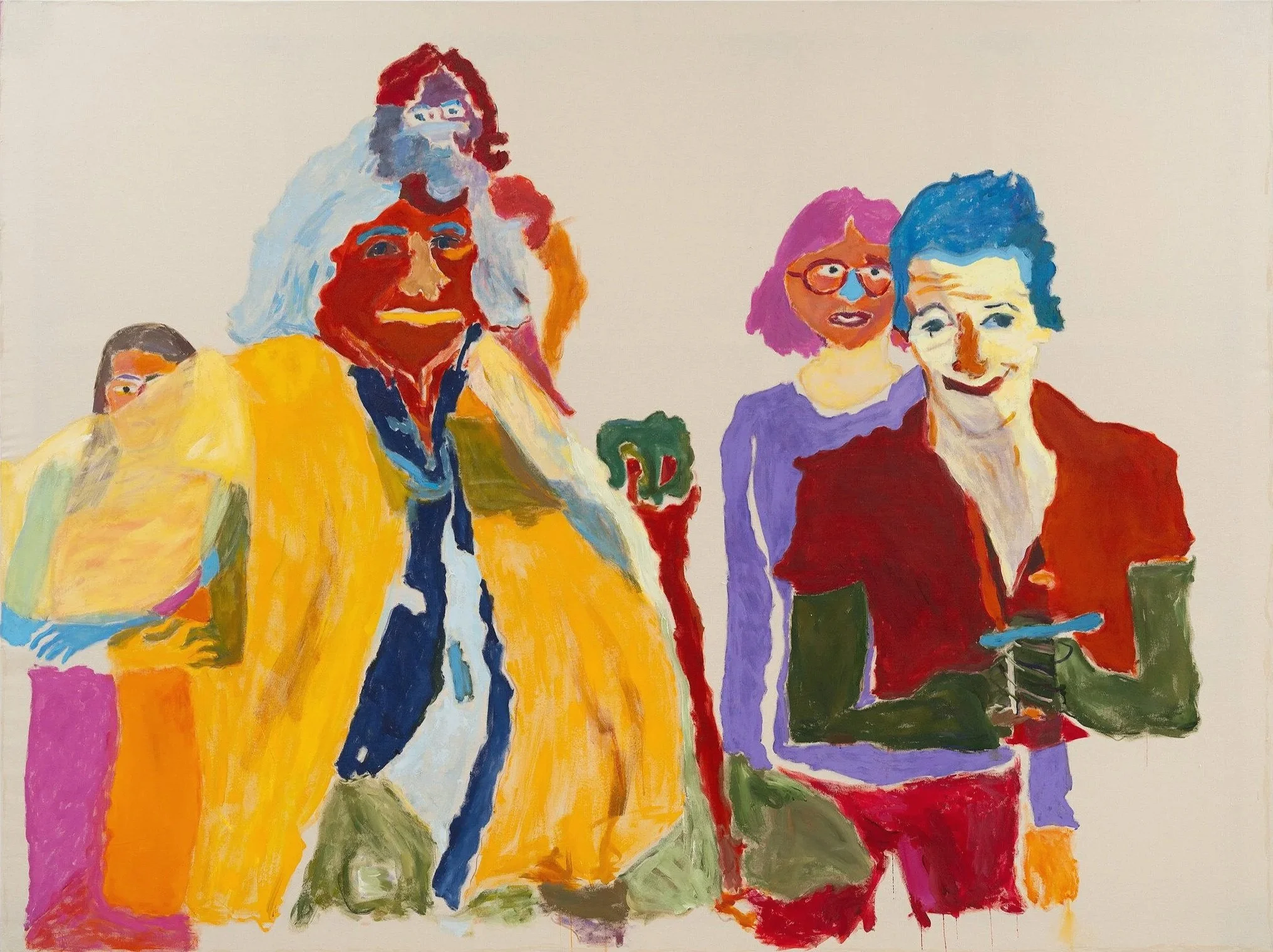 The Disadvantages to Certain Surnames, 2023 | Oil on canvas | 68 x 90 in.