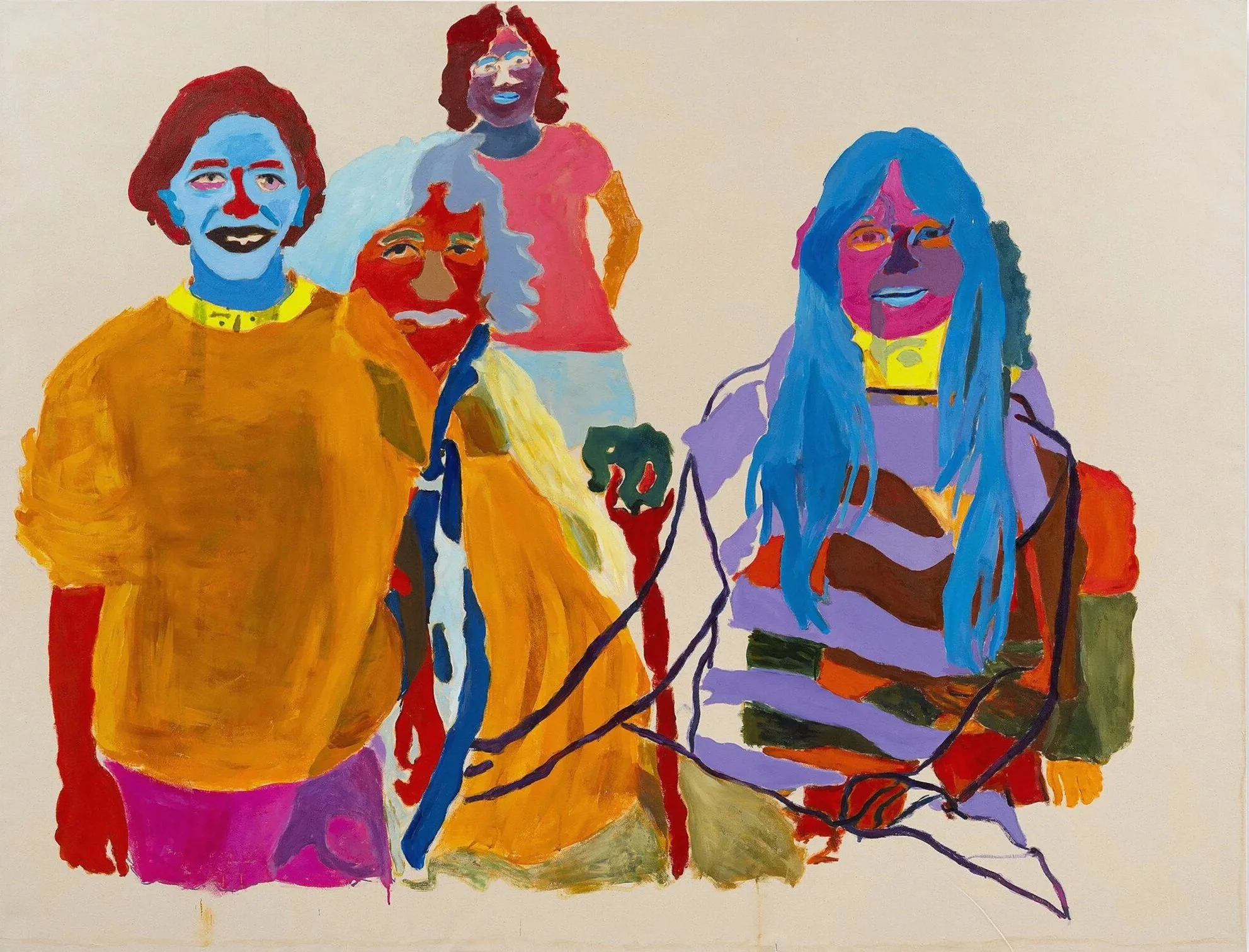 Niching Down, 2023 | Oil on canvas | 68 x 90 in.