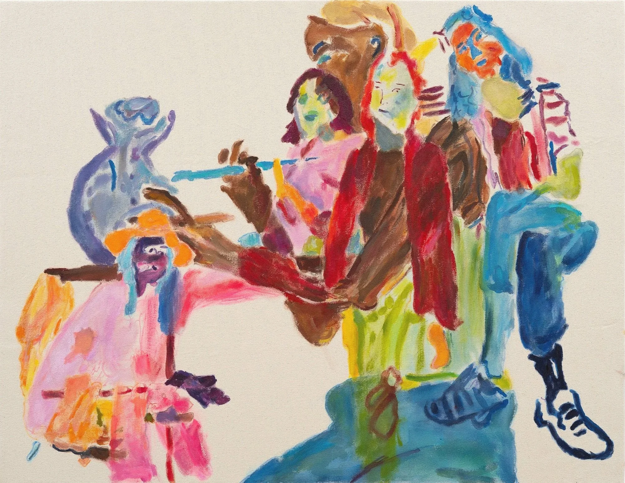 First Off, 2024 | Oil on canvas | 28 x 36 in.