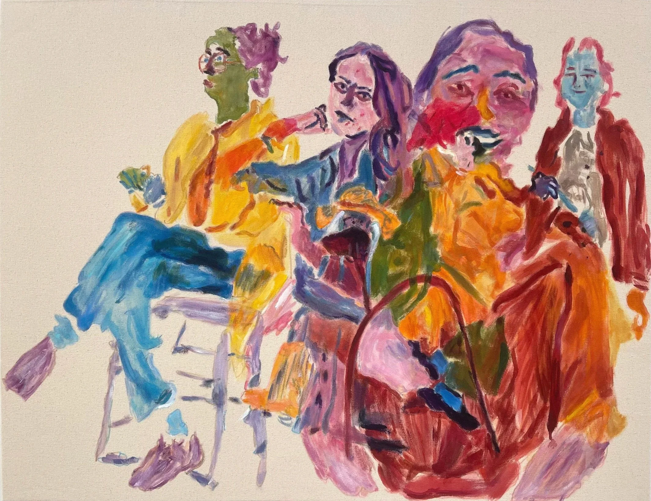 When Your Past, 2024 | Oil on canvas | 28 x 36 in.