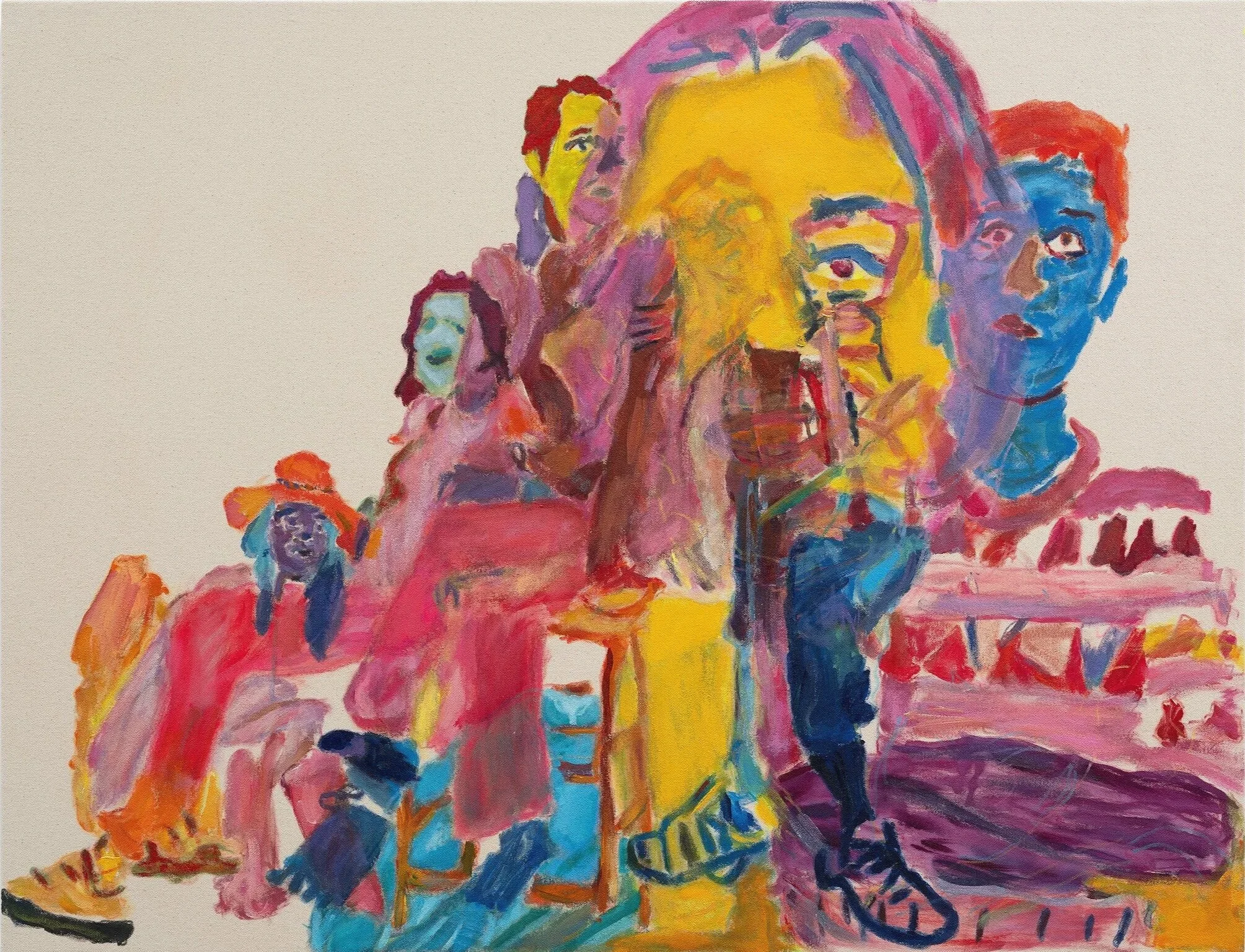 Seven Alter Egos, 2024 | Oil on canvas | 28 x 36 in.