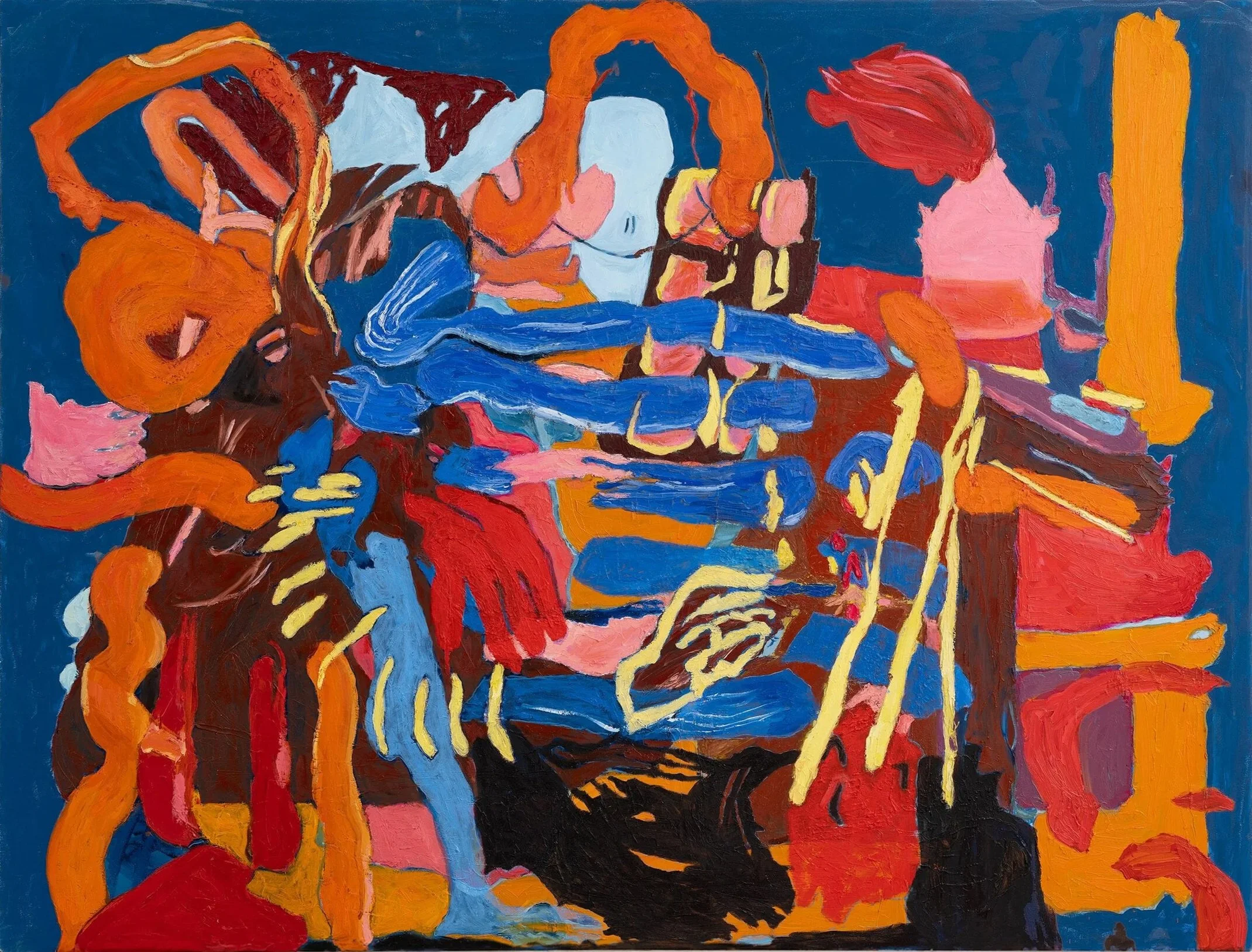 If You Mix, 2024 | Oil and Flashe on canvas | 64 x 84 in.