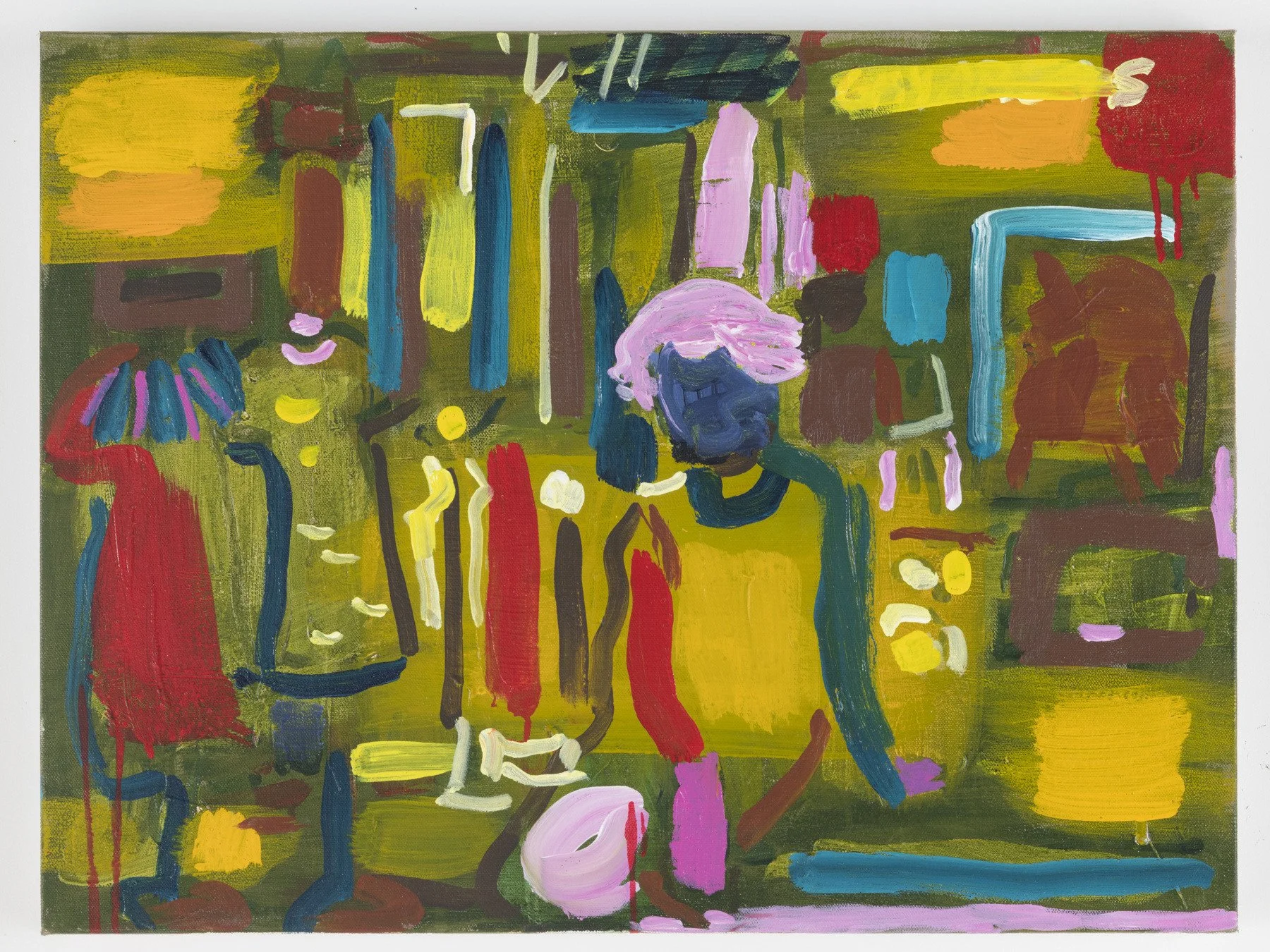 Cheryl in Her Studio, 2018 | Oil on canvas | 18 in x 24 in.