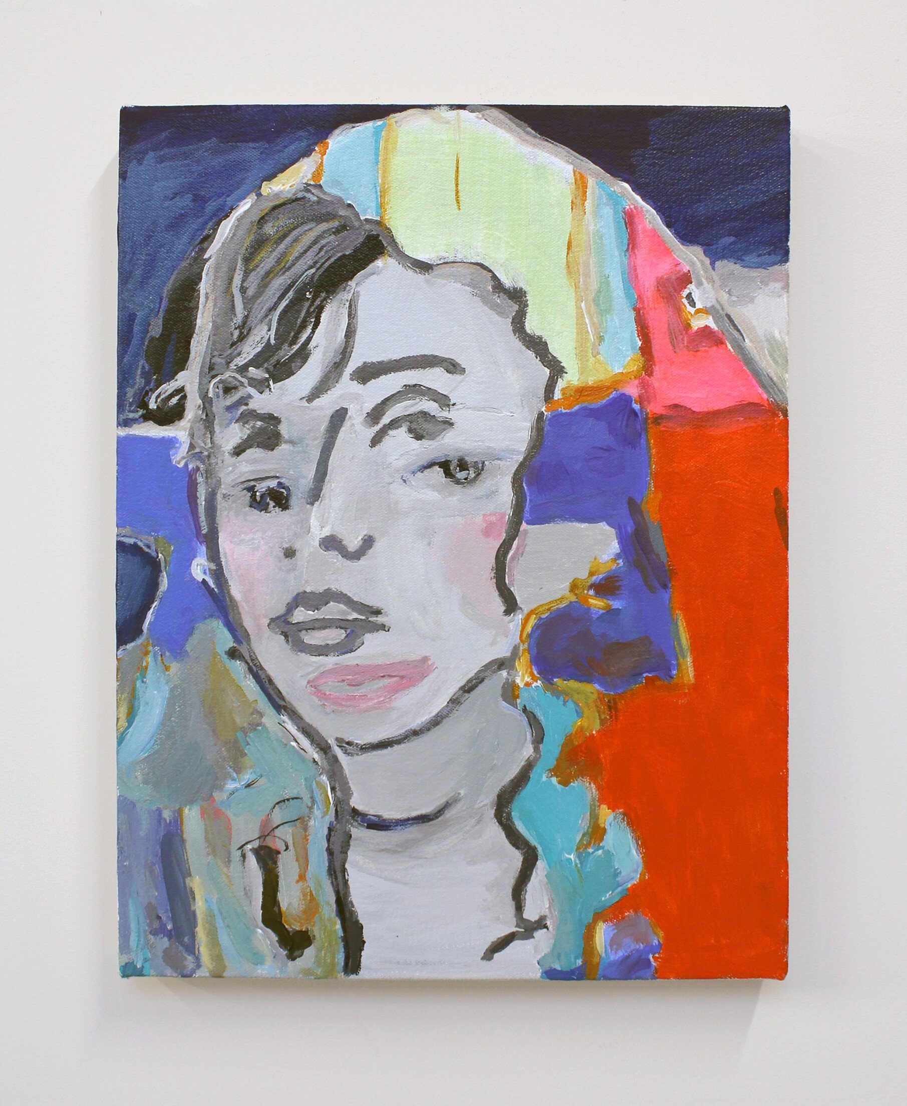 Composite Portrait 12, 2021 | Acrylic on canvas | 16 x 12 in