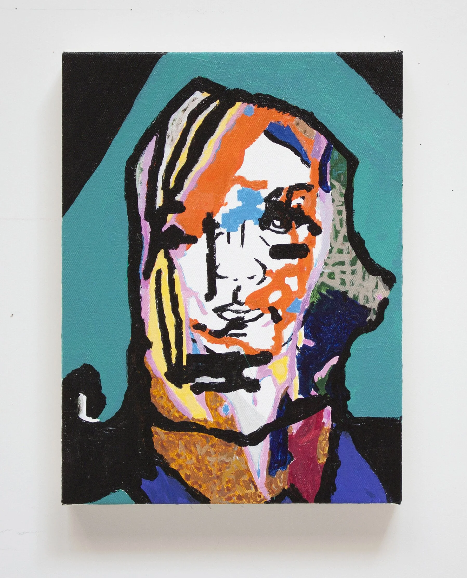 Composite Portrait 2, 2021 | Acrylic on canvas | 16 x 12 in