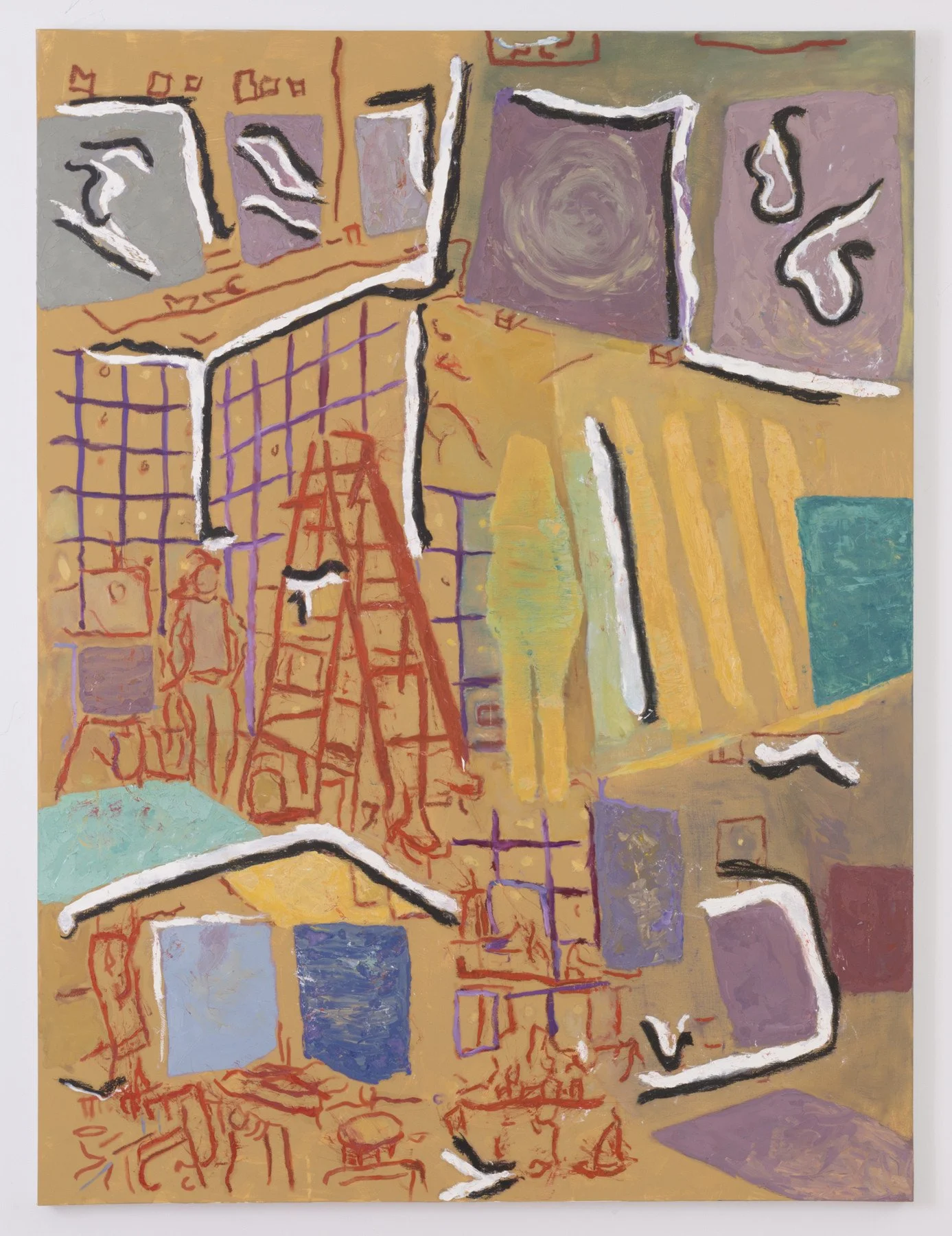 Ann in Her Studio 2, 2017 | Oil on linen | 72 in x 54 in.