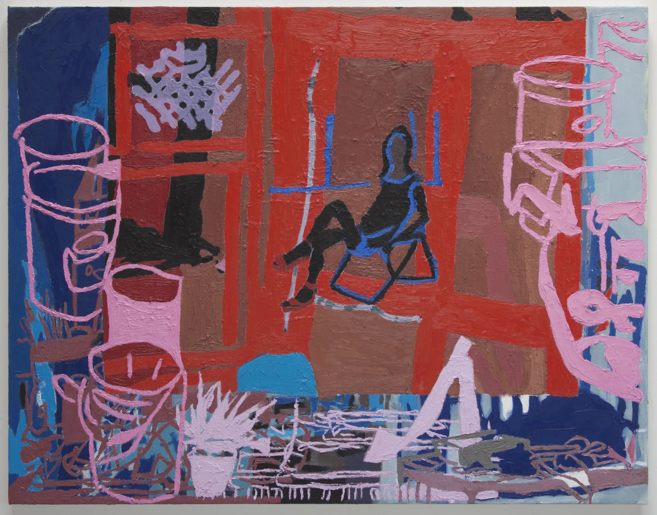 Josephine in Her Studio 2, 2020 | Oil on canvas | 28 in x 36 in.