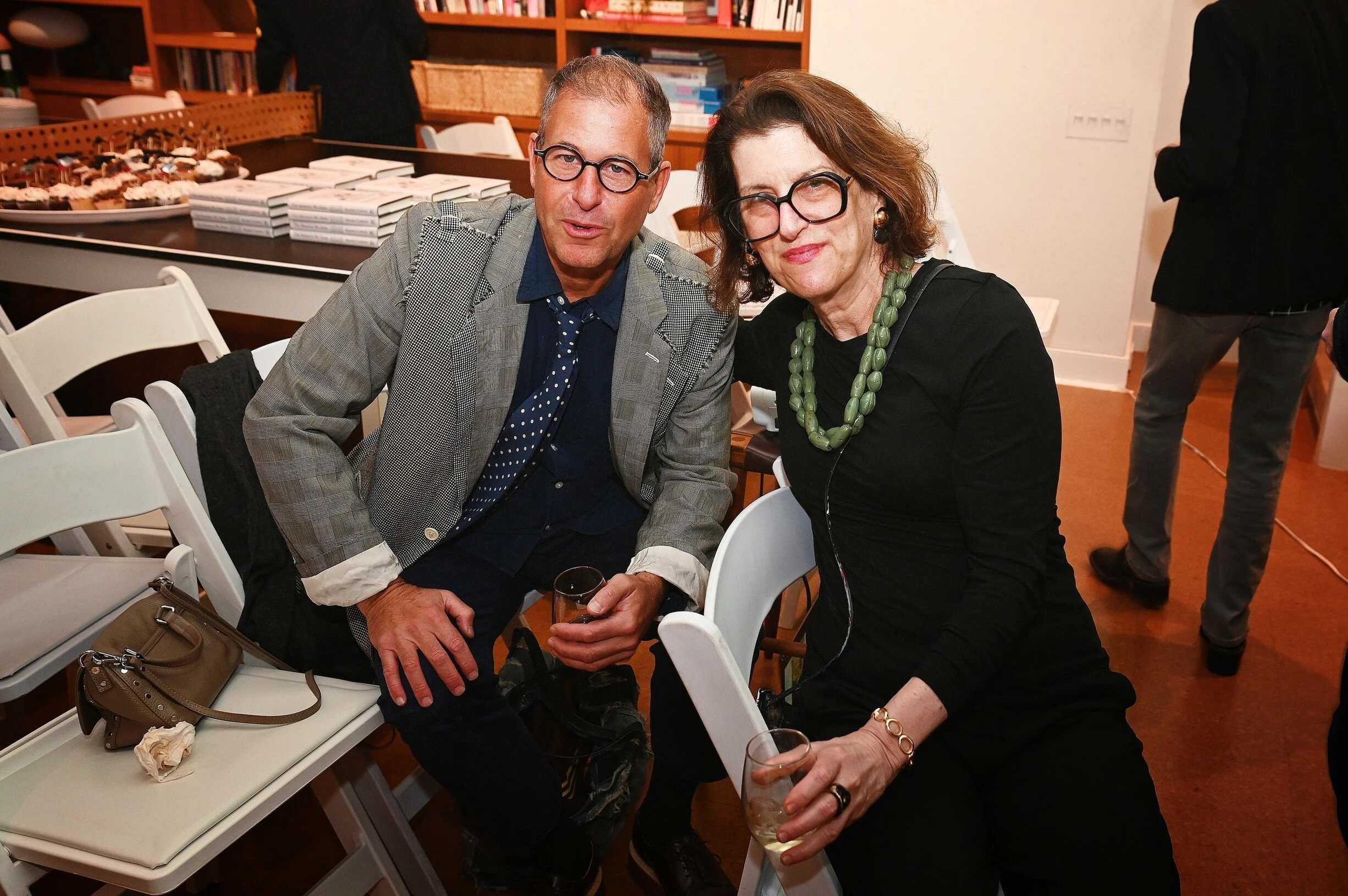 Kenny Goldsmith and Kerri Scharlin