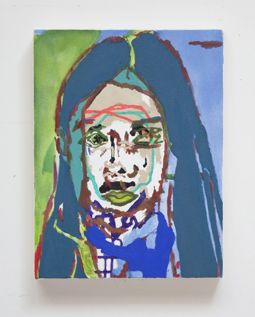 Composite Portrait 10, 2021 | Acrylic on canvas | 16 x 12 in