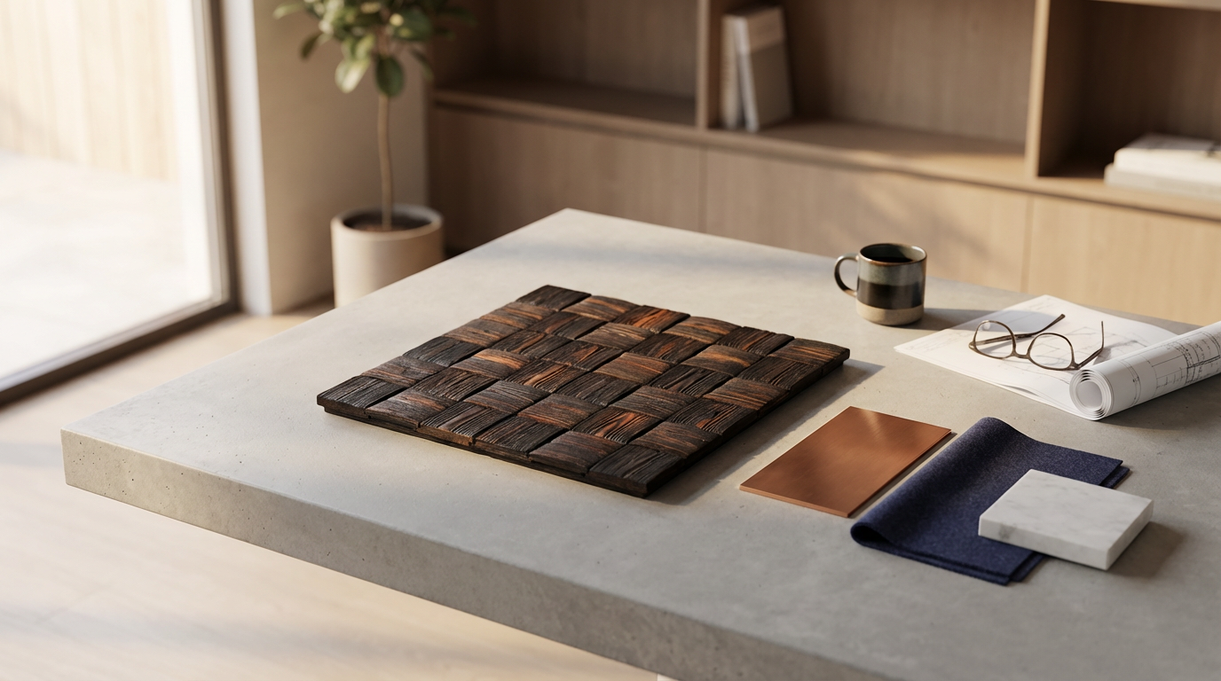 Carbonized Wood Cladding