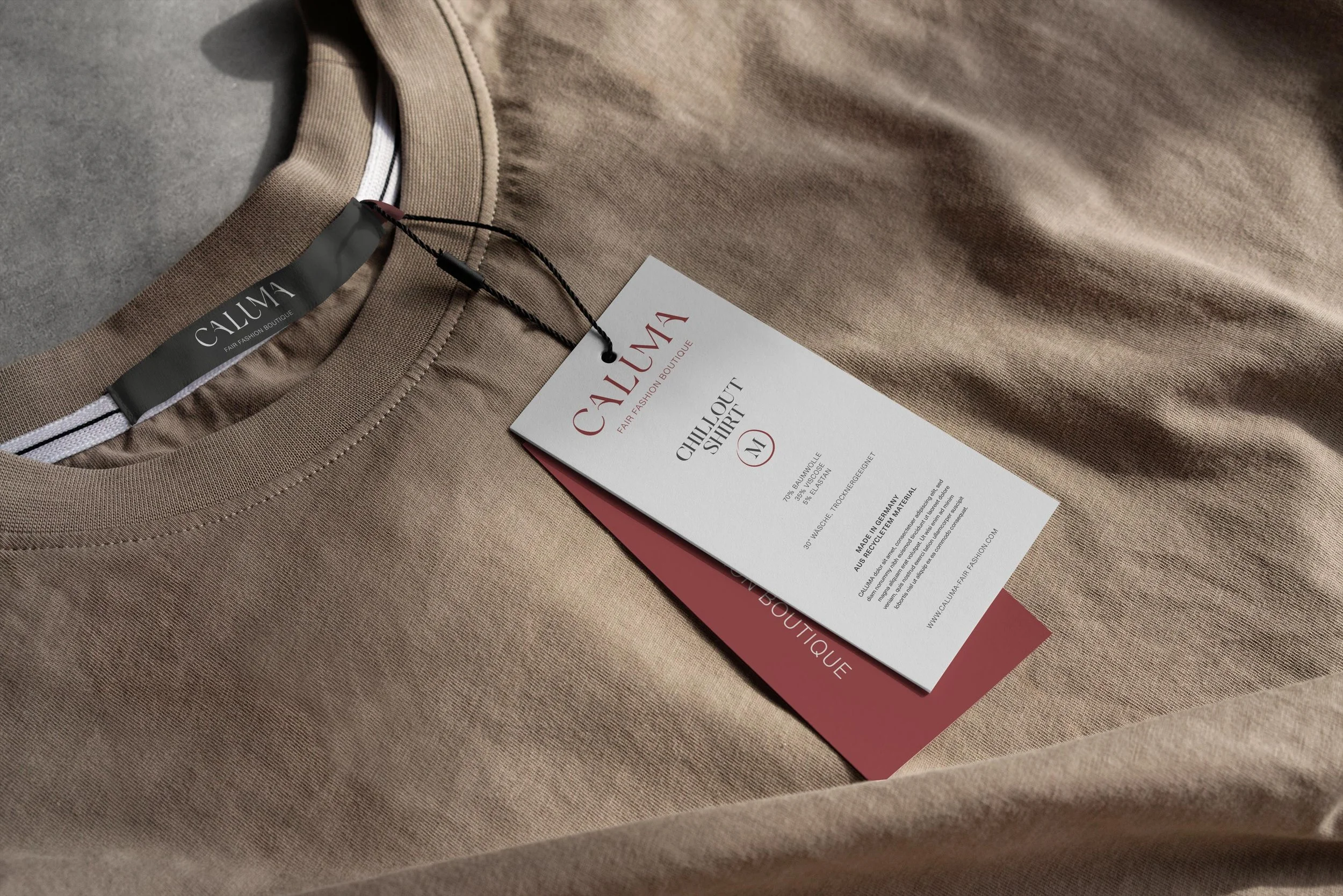 caluma | Fair Fashion Brand | Etikettengestaltung