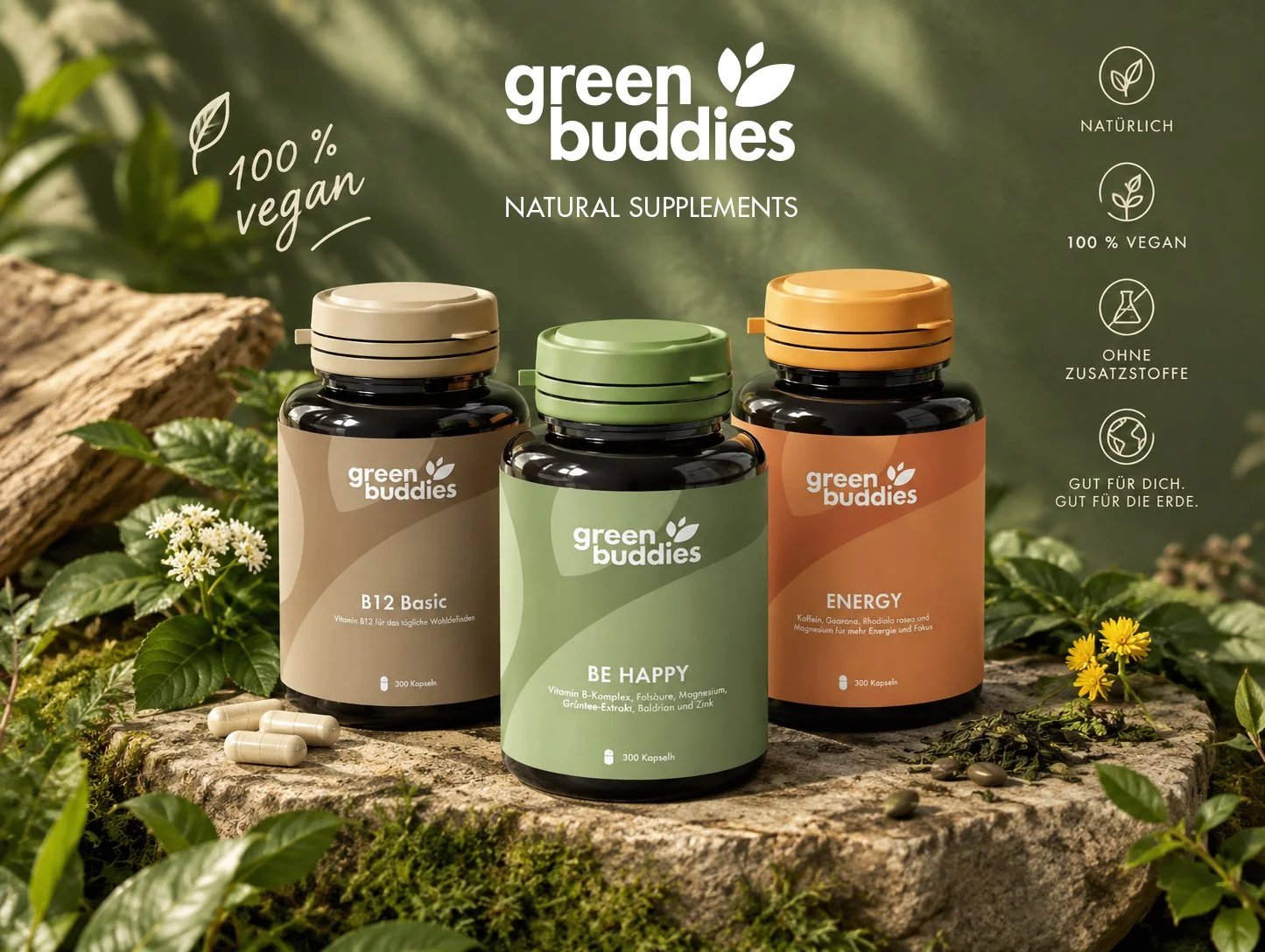 green buddies | Supplements | Produkt-Verpackung