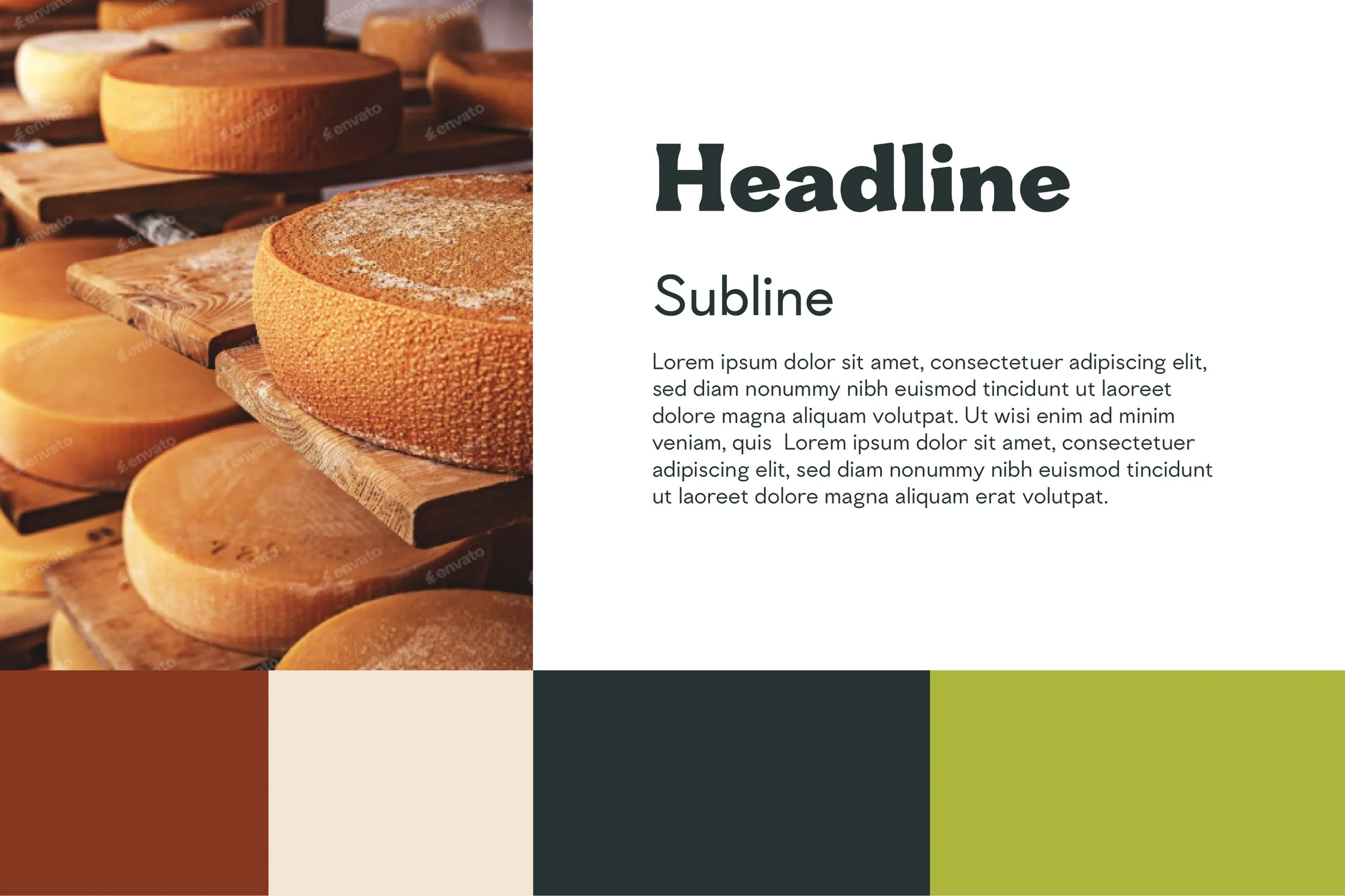 Farben und Typografie