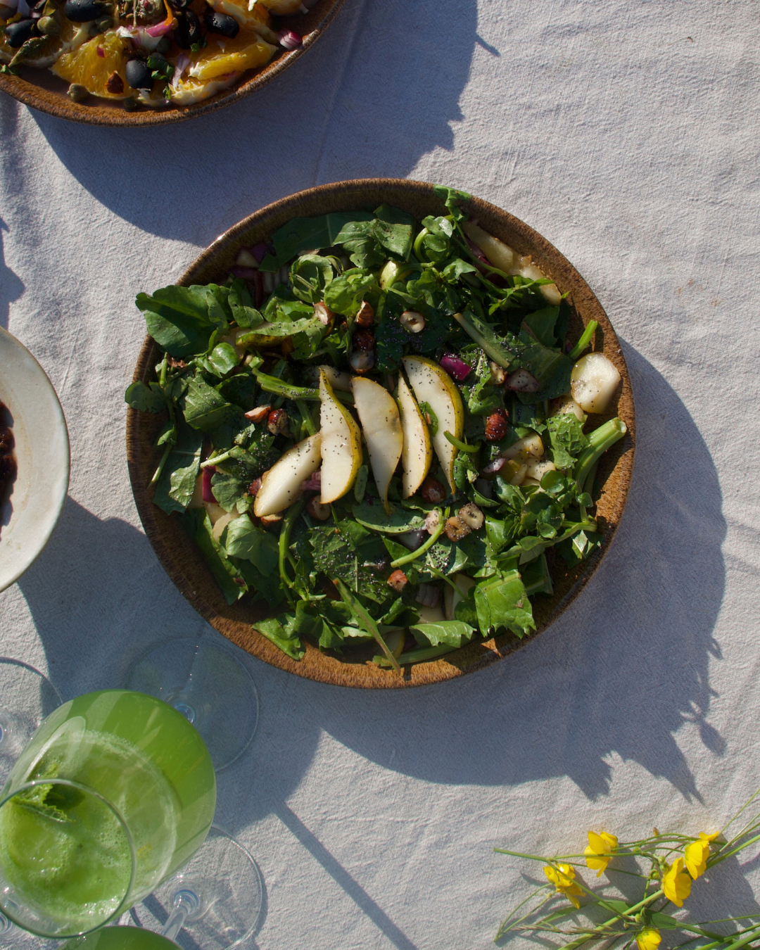 Dandelion Salad with Japanese Ponzu Recipe