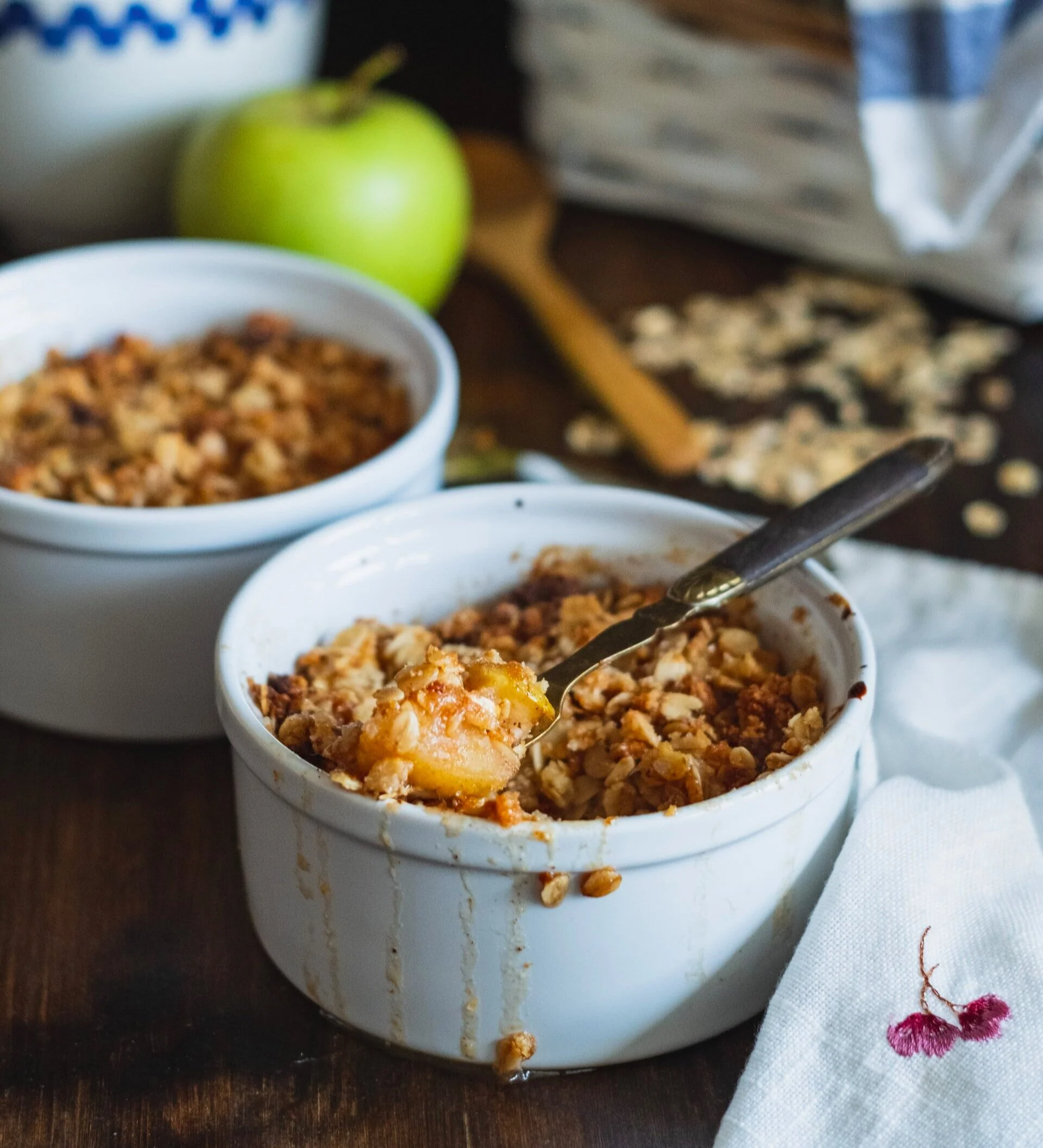 Healthy Oat Apple Crumble Recipe